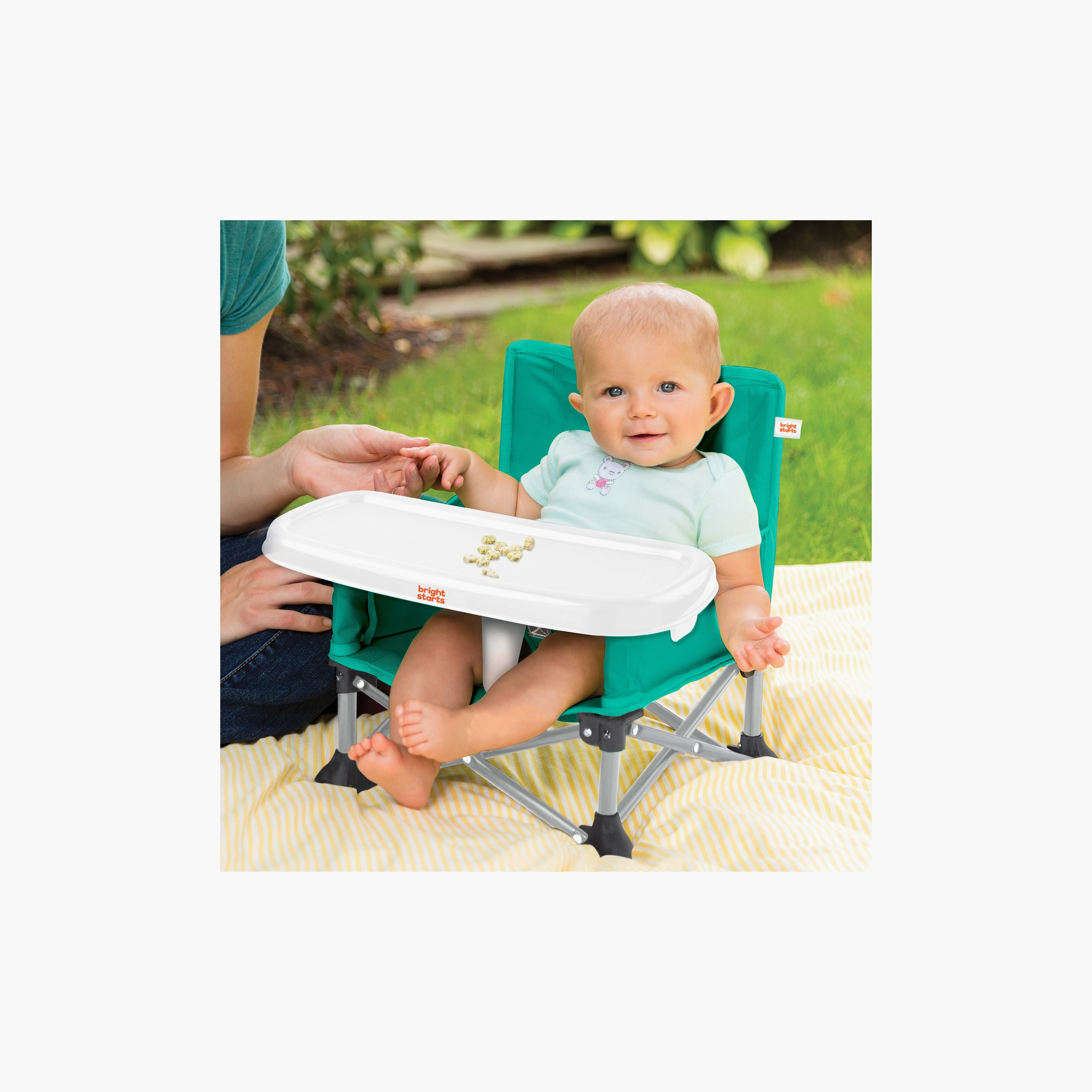 مقعد داعم محمول بوب آند سيت من برايت ستارتس-baby-feeding-highchairsandboosters-image-2