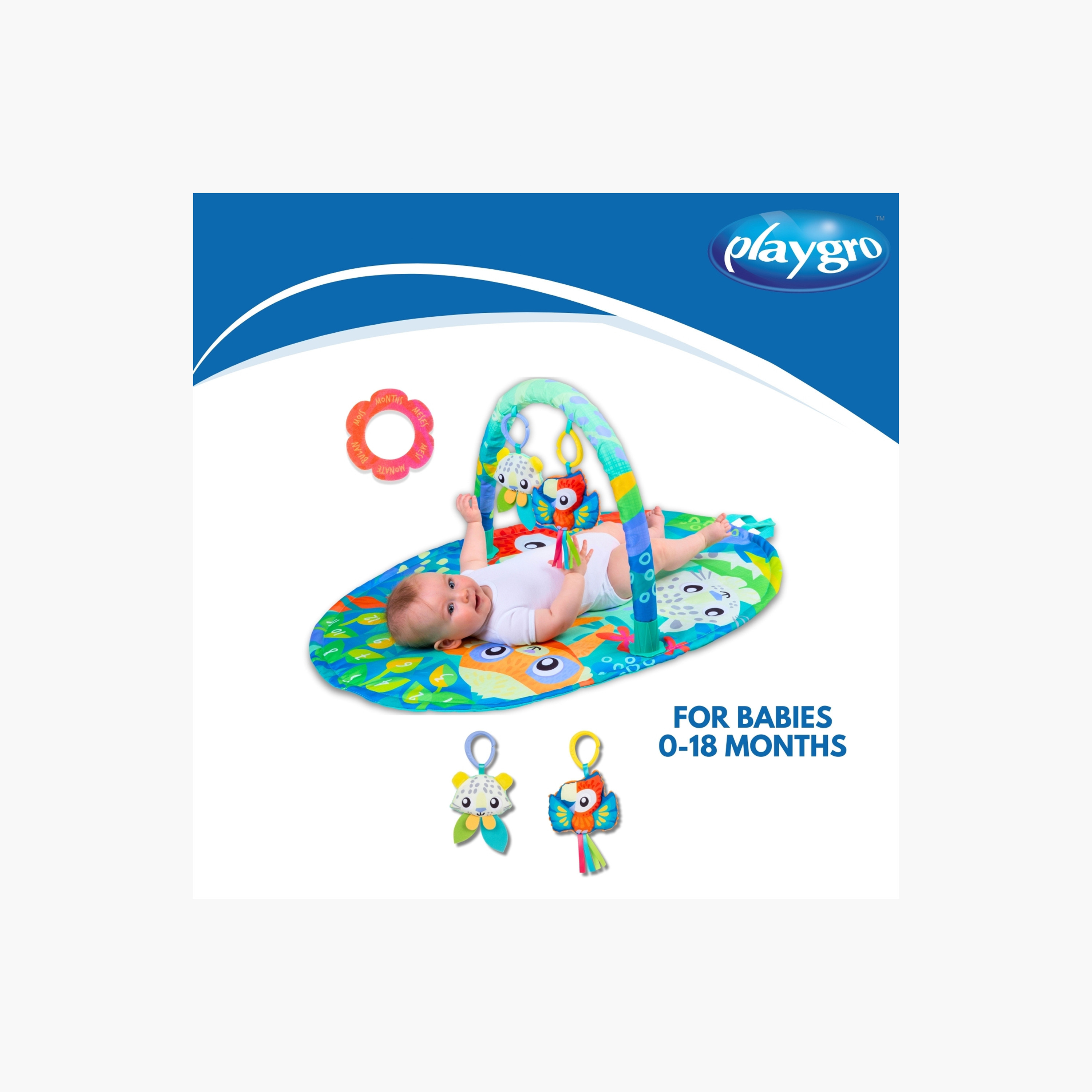 جيم اللعب مايتي مايلستون من بلايجرو، ألوان متعددة-baby-infantactivity-playgyms-image-3