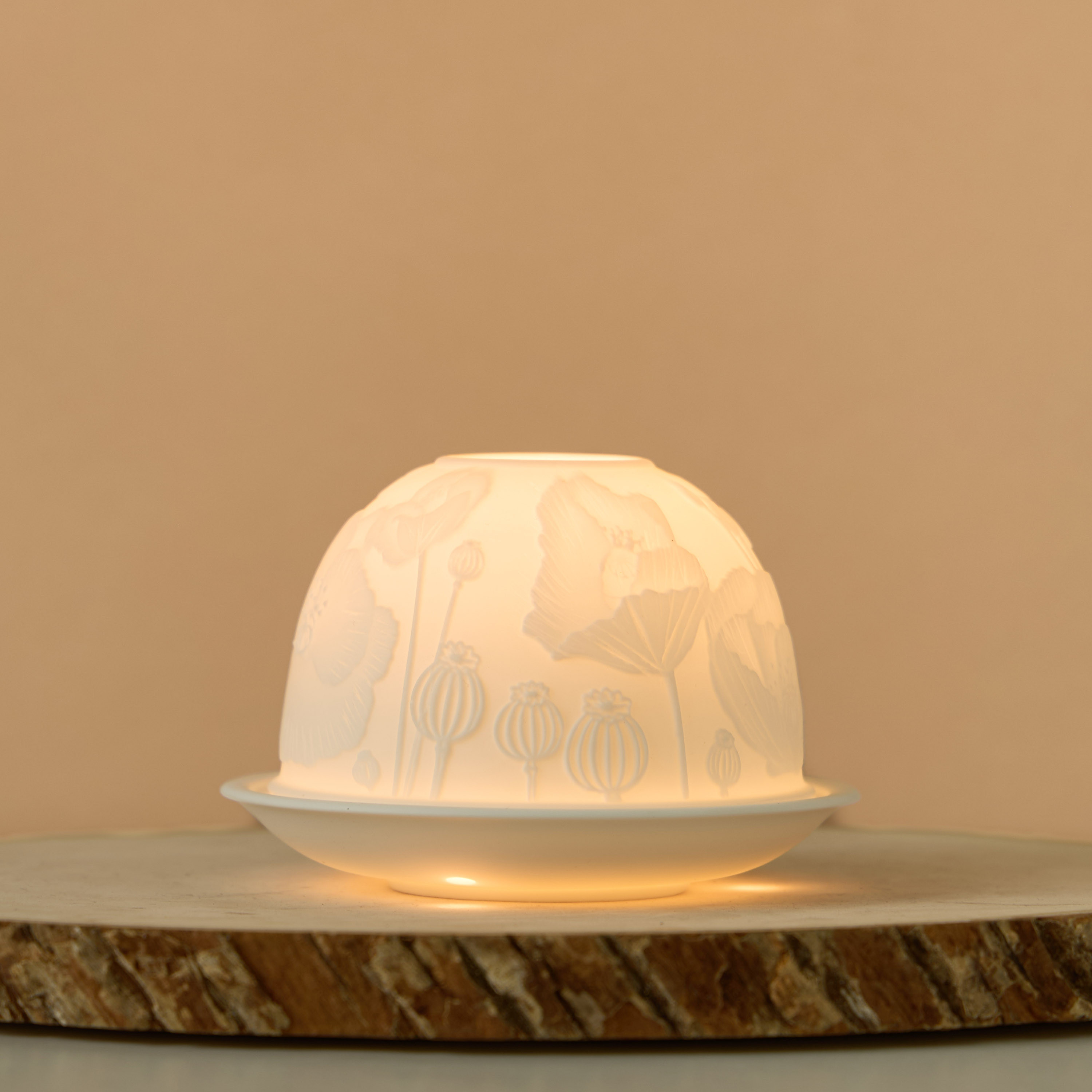 Ornate Ceramic Tealight Candleholder - 12x8 cms-household-decor-candleholdersandlanterns-image-2
