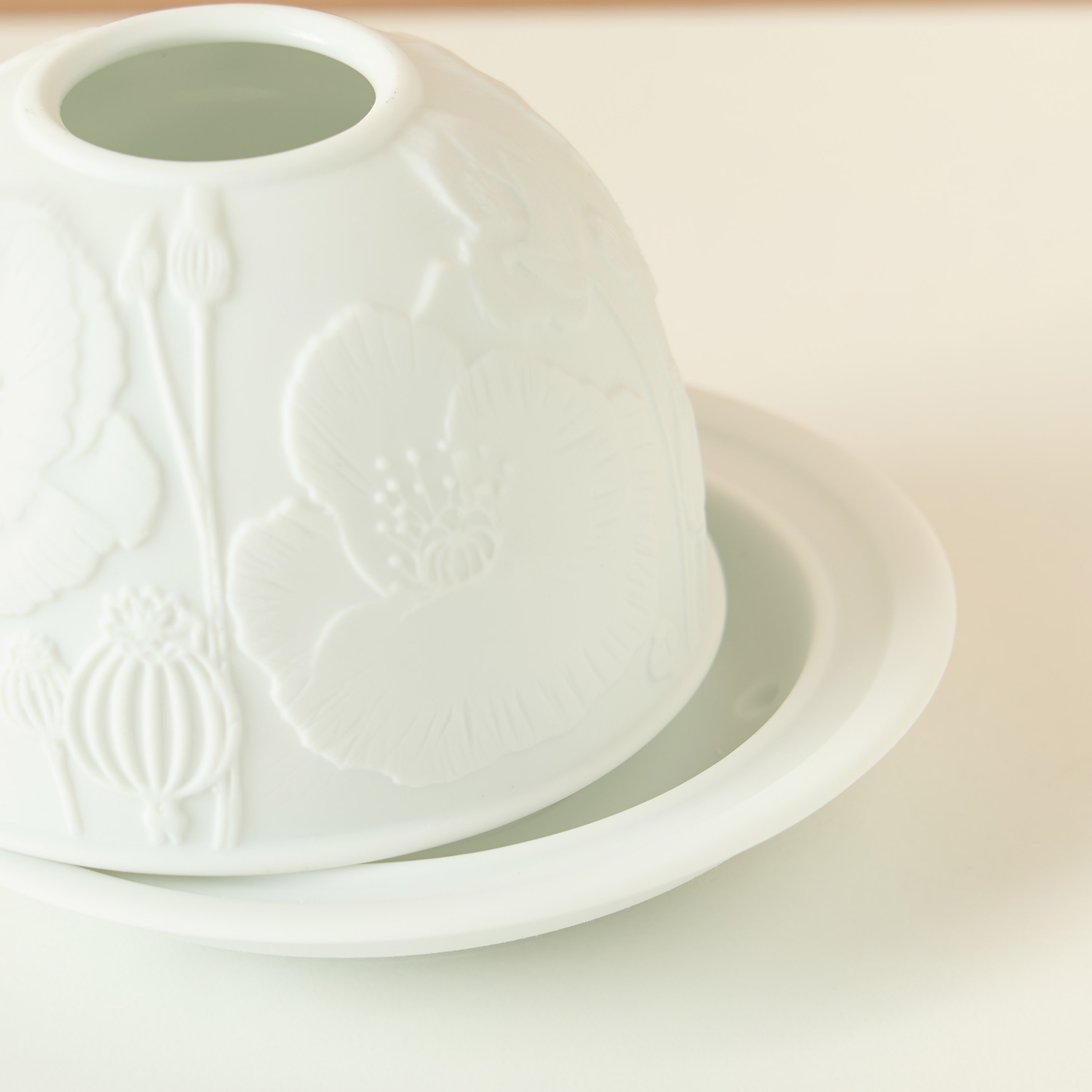 Ornate Ceramic Tealight Candleholder - 12x8 cms-household-decor-candleholdersandlanterns-image-5