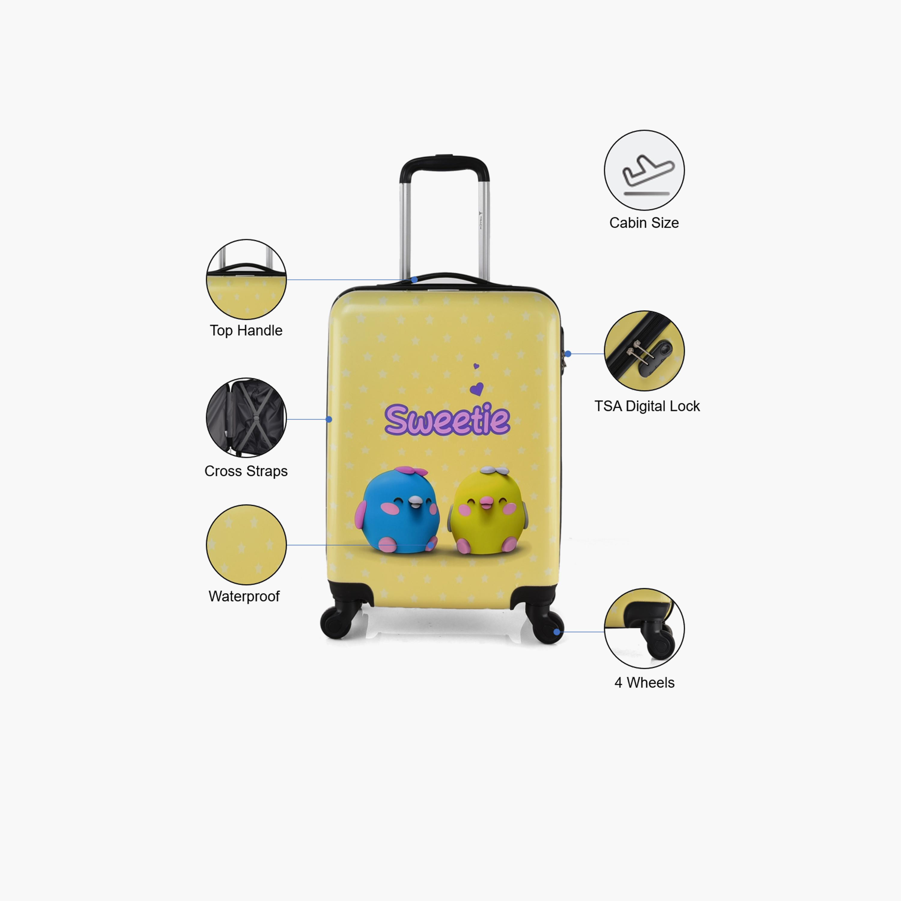 Track 49.5 CM Cabin Polycarbonate with ABS Hardcase Four-Wheeler Single Trolley Bag | AL003-20-travel-luggagesandbags-luggage-image-4