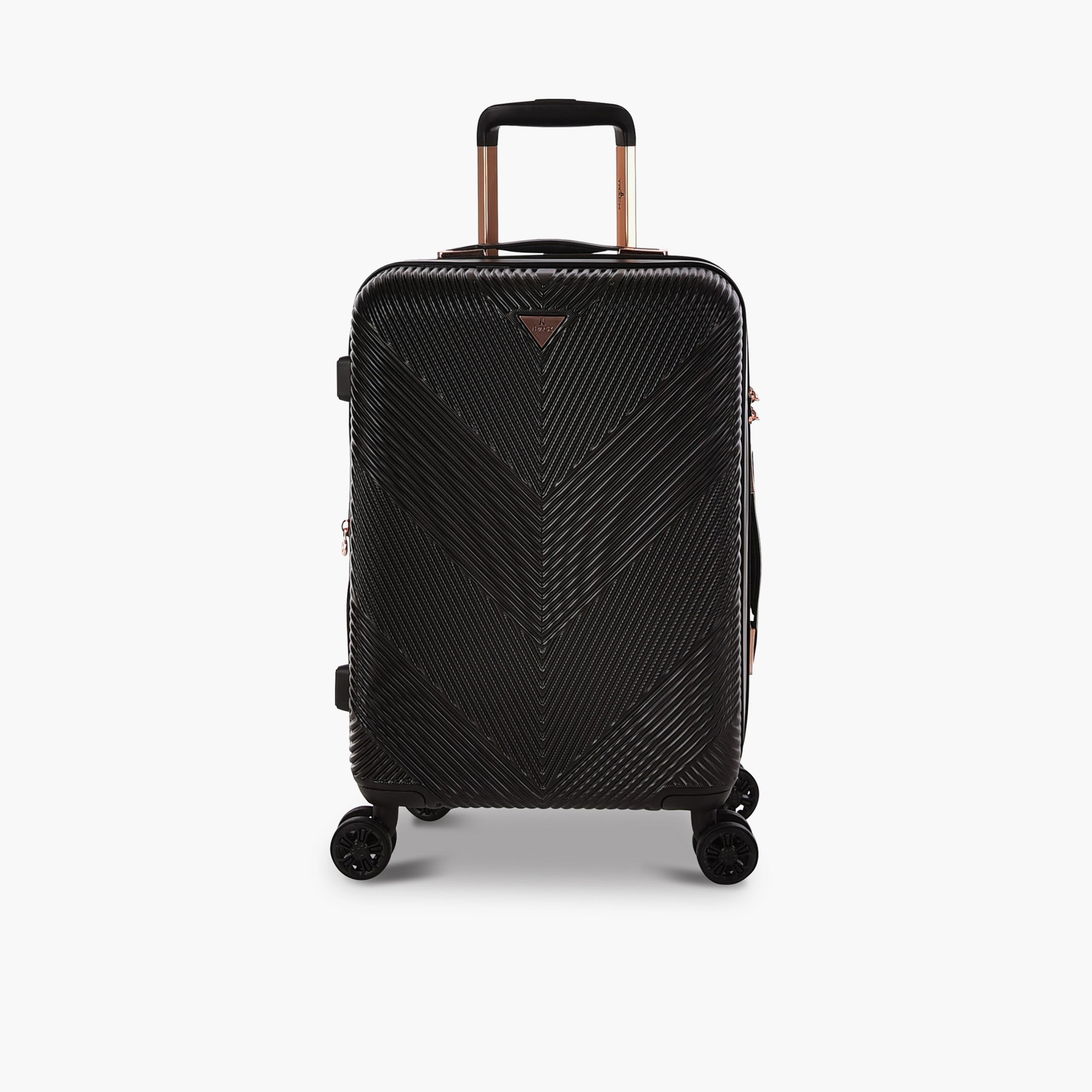 Track 55 CM Cabin ABS Hardcase Four-Wheeler Spinner Trolley Bag with TSA Lock | HK304-20 -travel-luggagesandbags-luggage-image-1