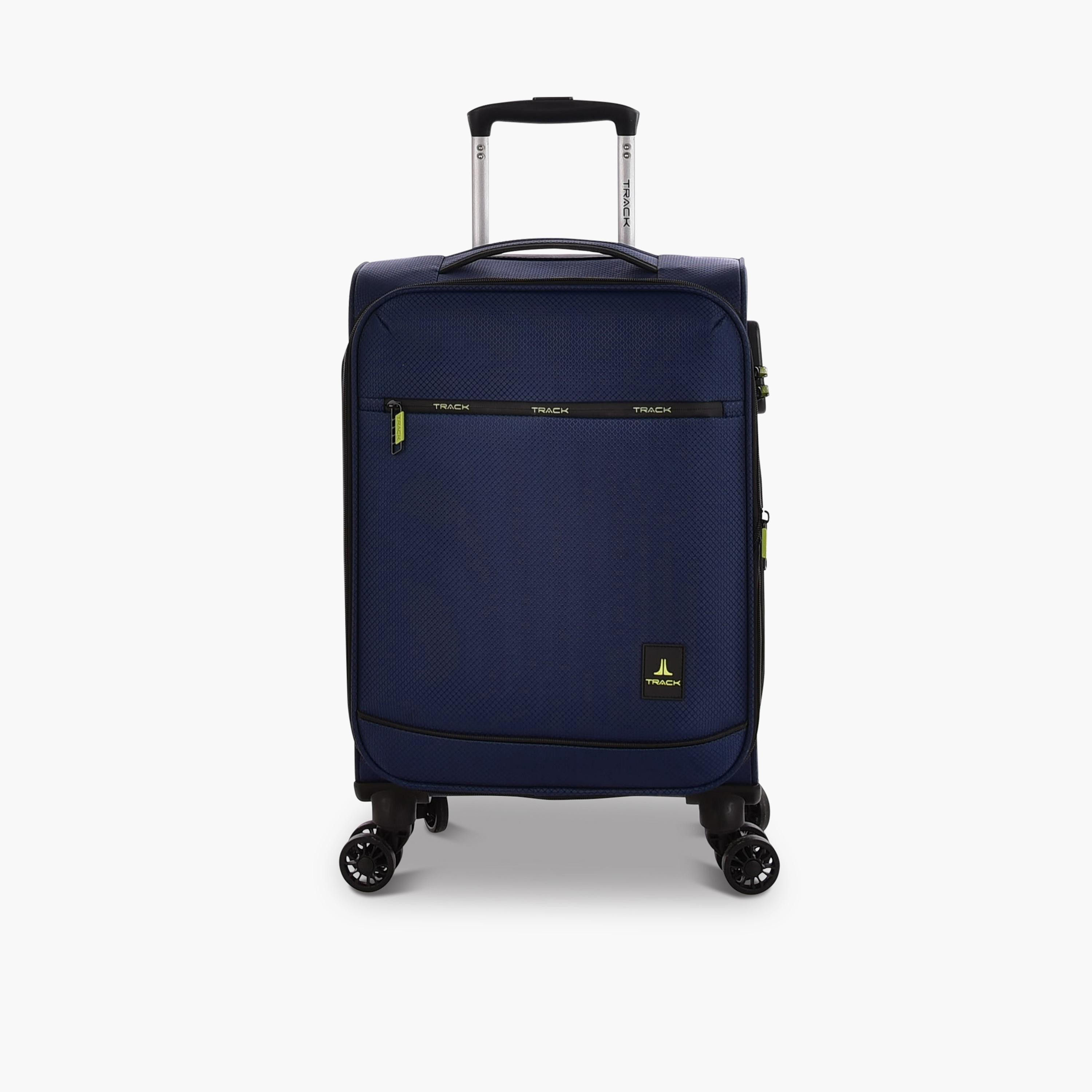 Track 55 CM Cabin Textile Softcase Four-Wheeler Spinner Trolley Bag with Combination Lock | LG001-20 -travel-luggagesandbags-luggage-image-21
