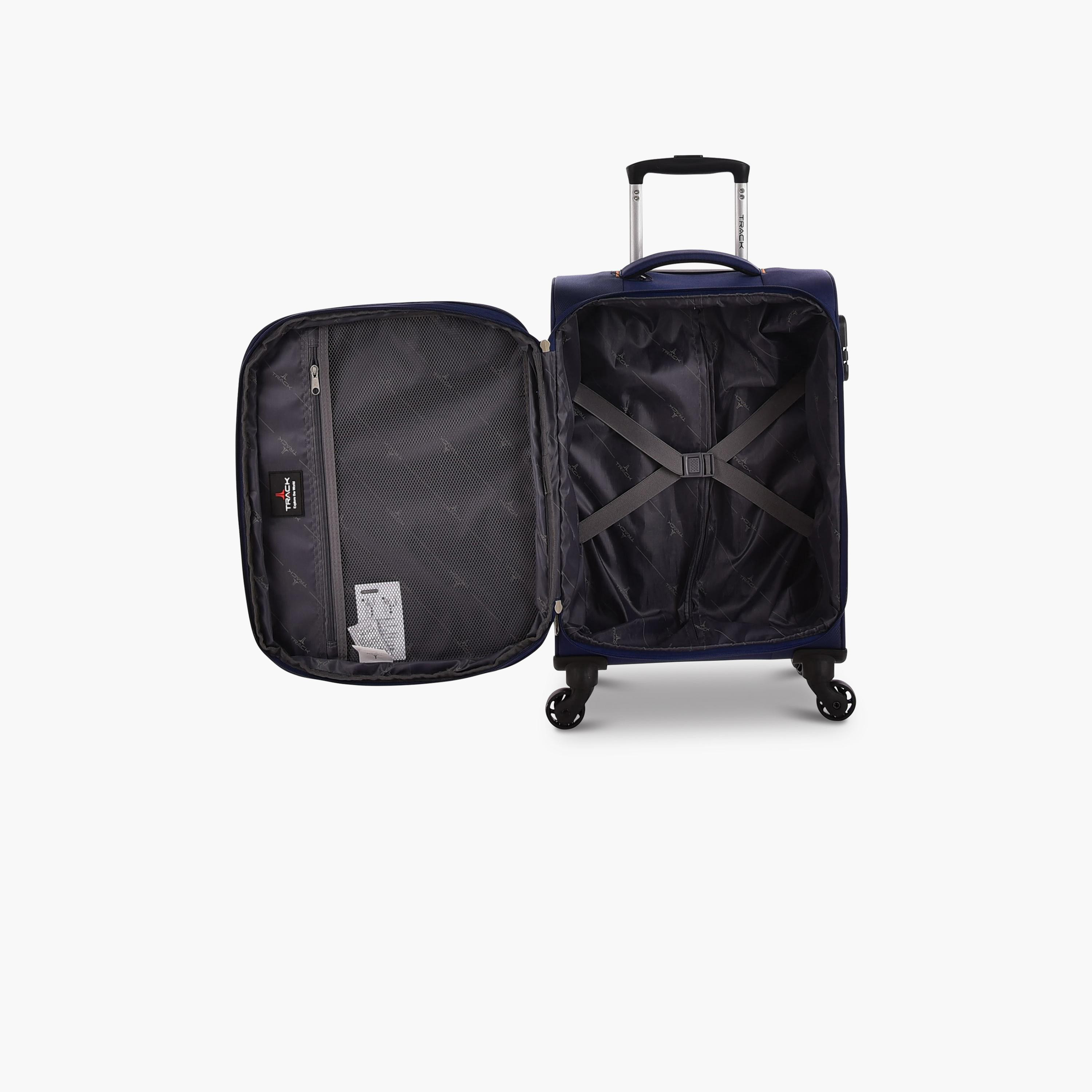 تراك- شنطة 55 سم حجم مناسب للمقصورة بأربع عجلات مع قفل مركب | LG003-20-travel-luggagesandbags-luggage-image-26