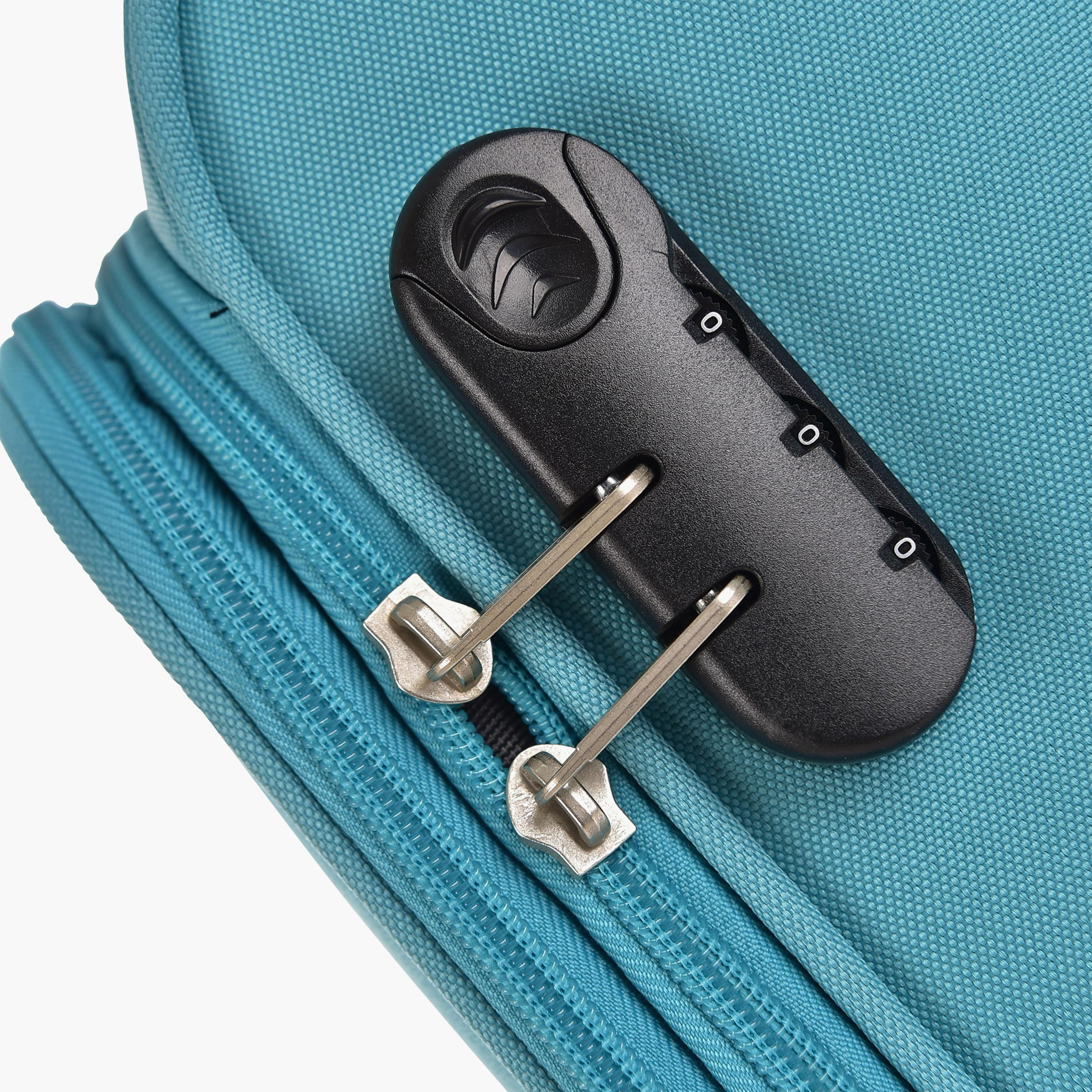 تراك- شنطة 55 سم حجم مناسب للمقصورة بأربع عجلات مع قفل مركب | LG003-20-travel-luggagesandbags-luggage-image-40