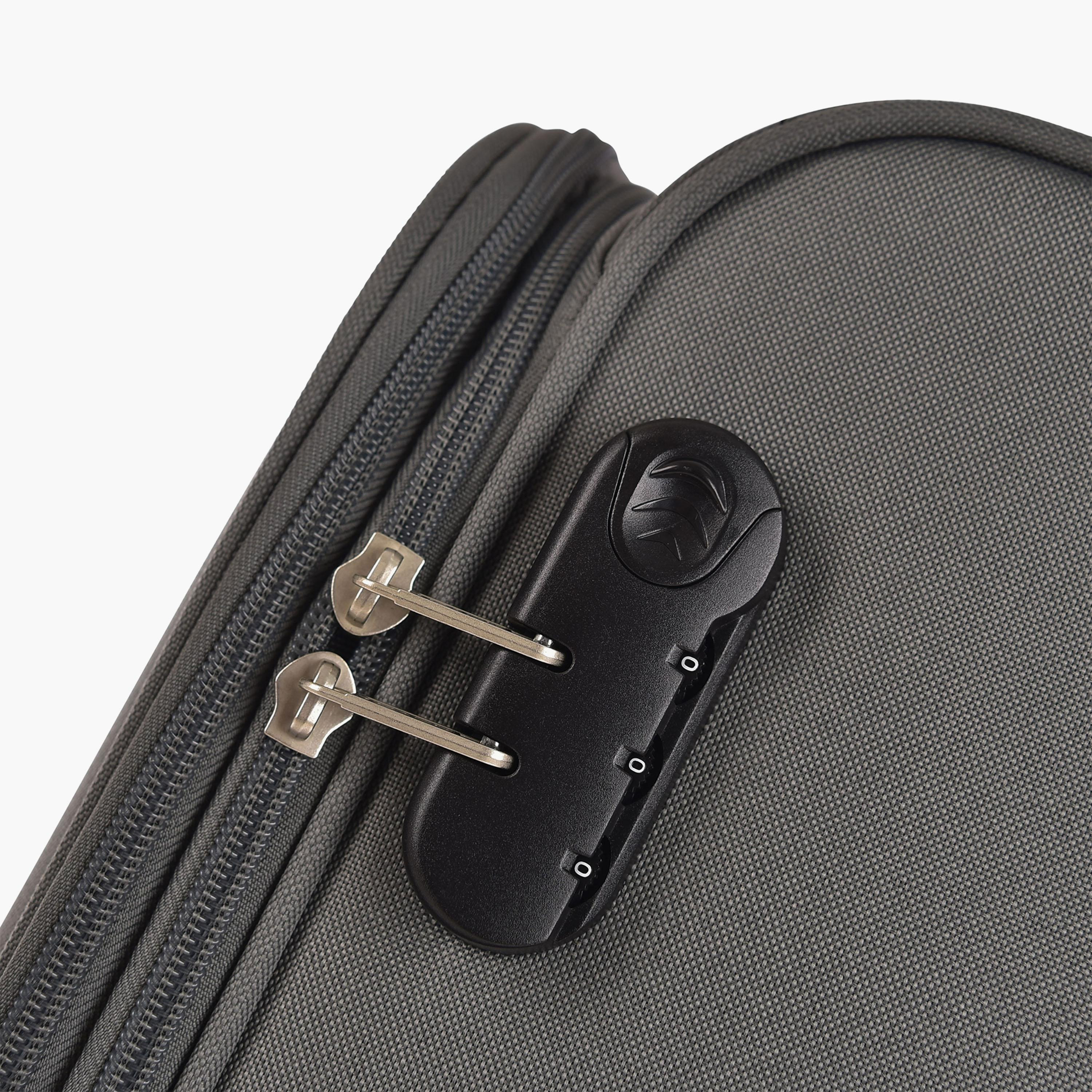 تراك- شنطة 55 سم حجم مناسب للمقصورة بأربع عجلات مع قفل مركب | LG003-20-travel-luggagesandbags-luggage-image-20