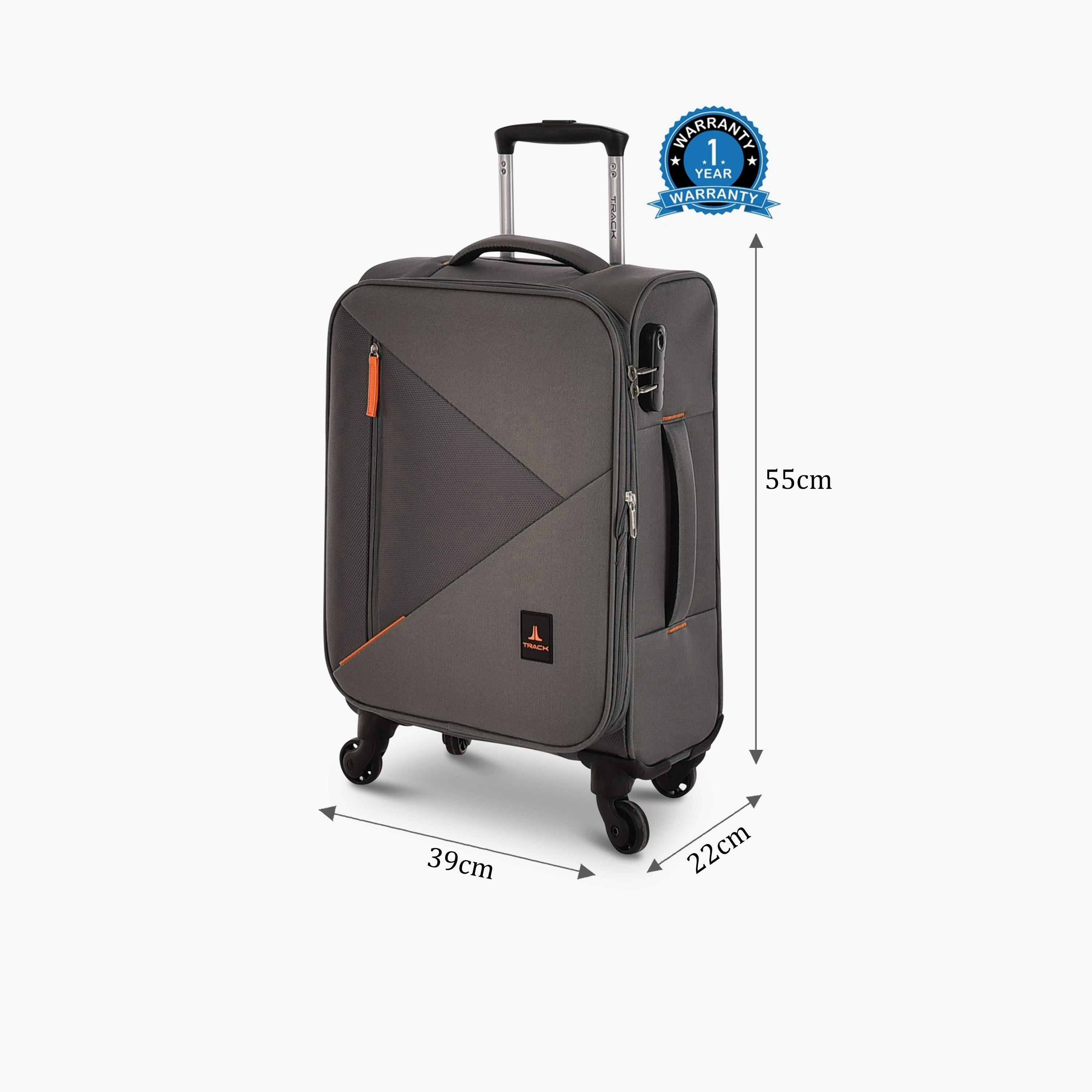 تراك- شنطة 55 سم حجم مناسب للمقصورة بأربع عجلات مع قفل مركب | LG003-20-travel-luggagesandbags-luggage-image-13