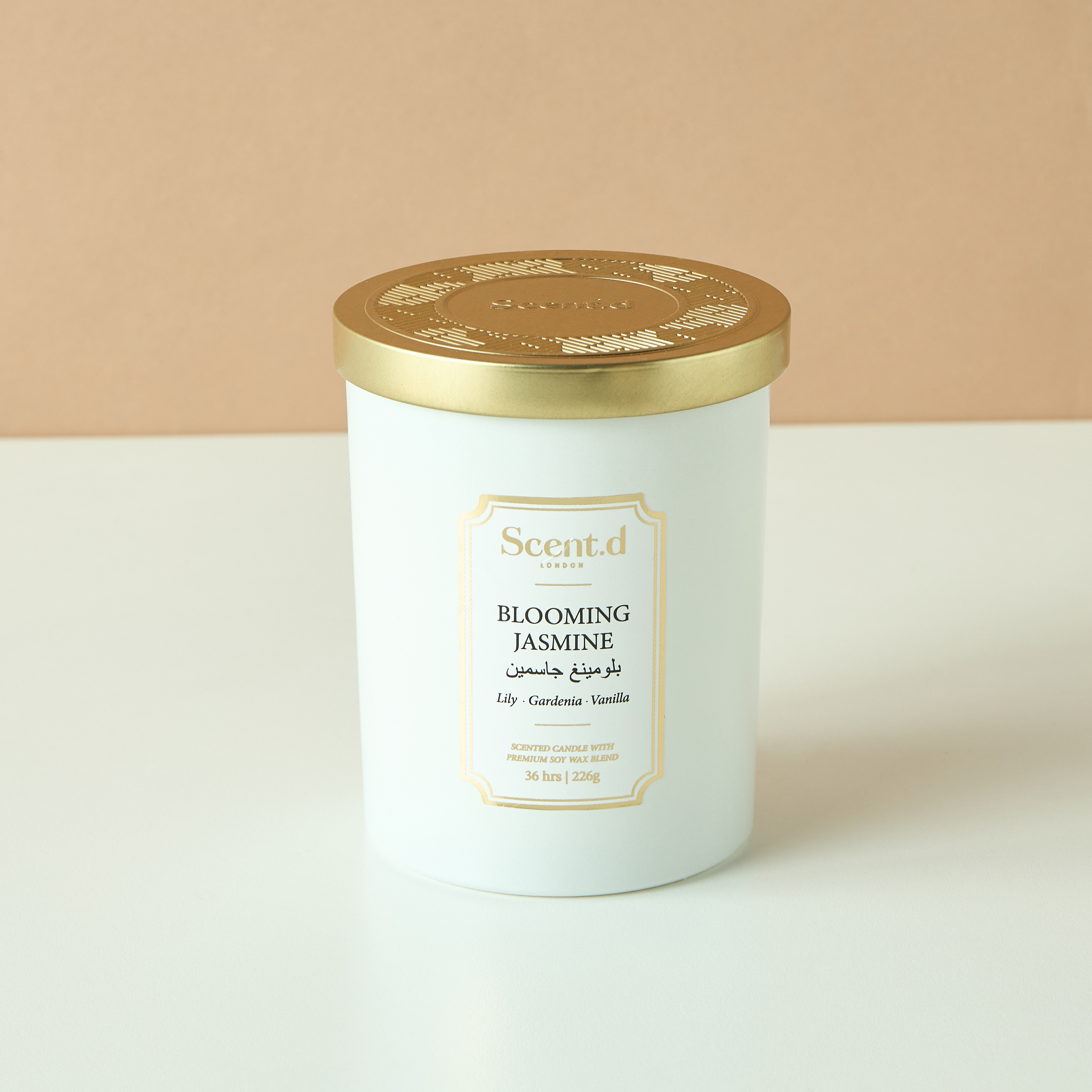 Scent.d Arabian Jasmine Scented Jar Candle - 226 gms-household-homefragrance-candles-image-3