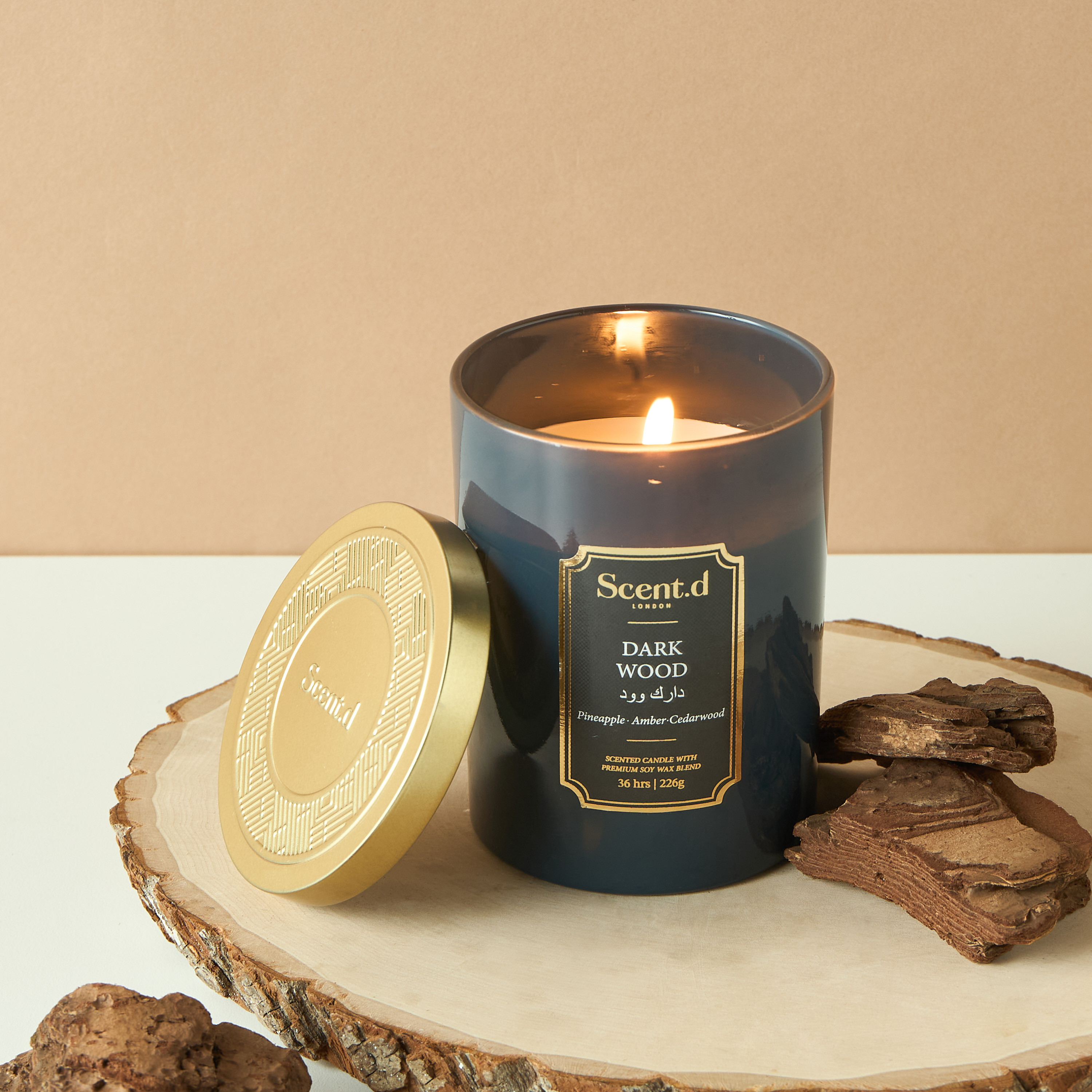 Scent.d Arabian Jasmine Scented Jar Candle - 226 gms-household-homefragrance-candles-image-1