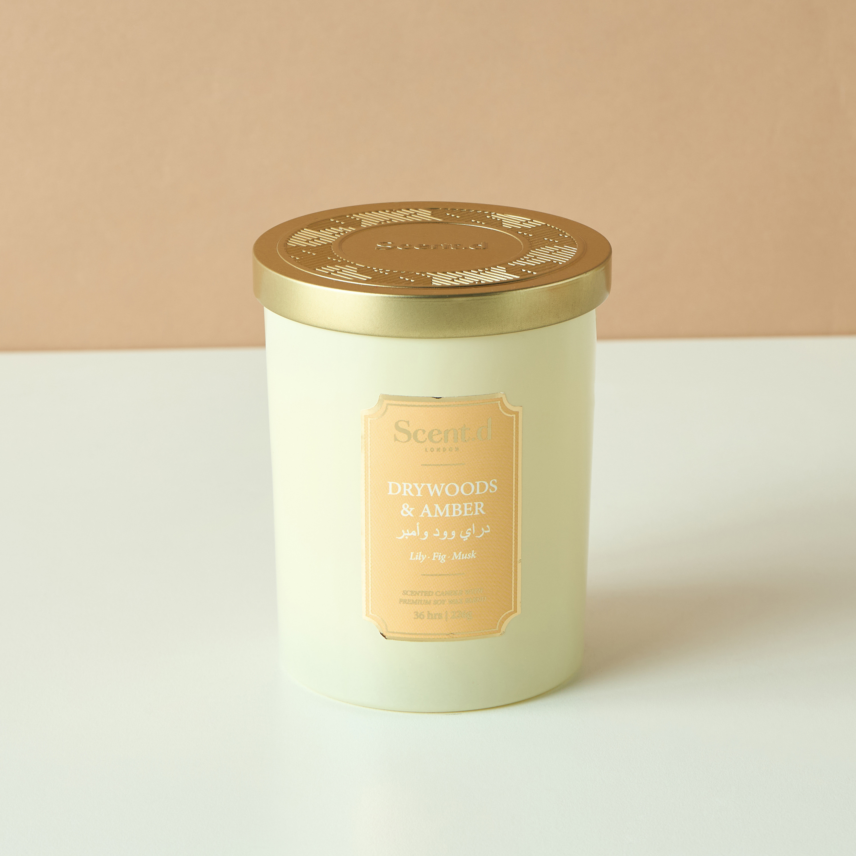 Scent.d Arabian Jasmine Scented Jar Candle - 226 gms-household-homefragrance-candles-image-2