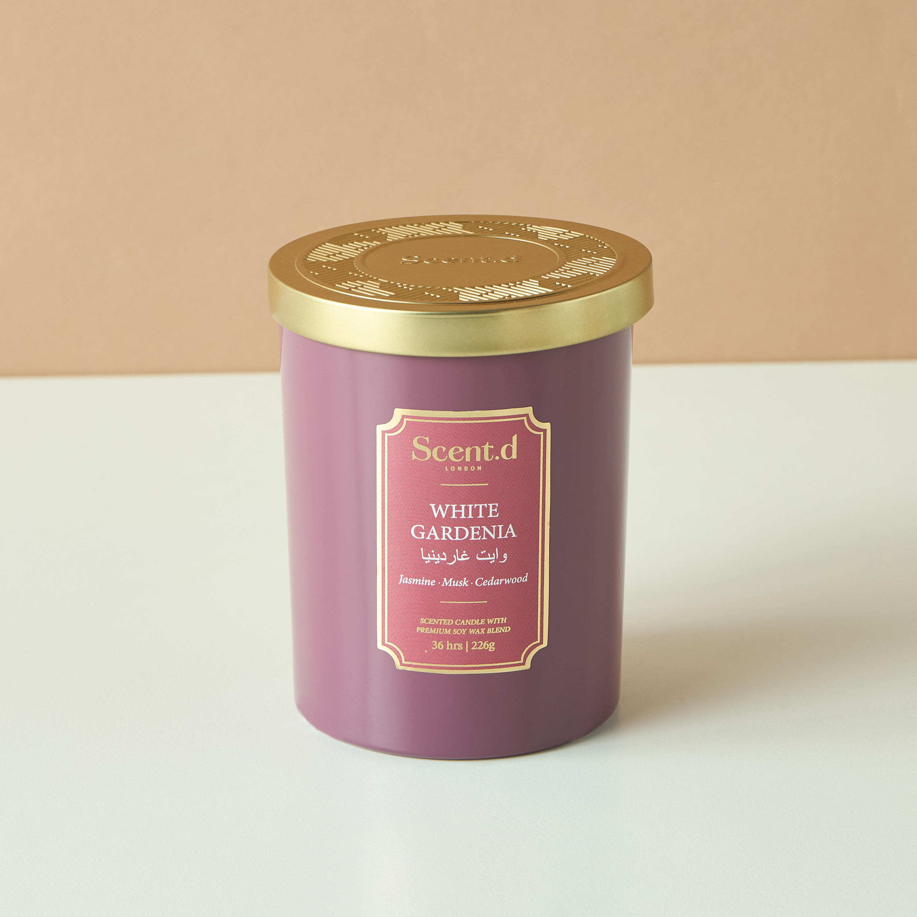 Scent.d Arabian Jasmine Scented Jar Candle - 226 gms-household-homefragrance-candles-image-2