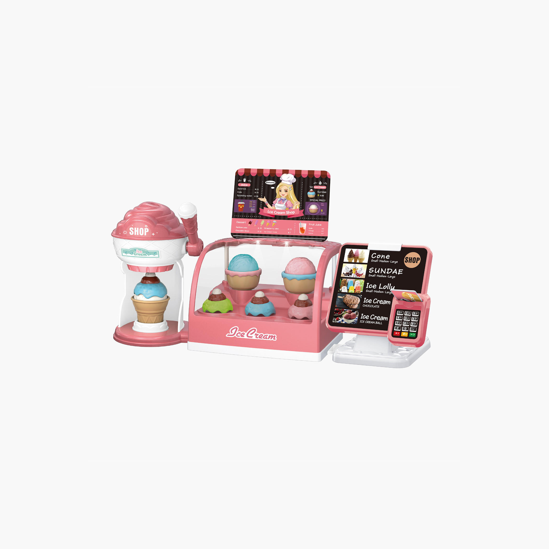 Juniors Ice Cream Shop Playset-toys-roleplay-playfoods-image-1