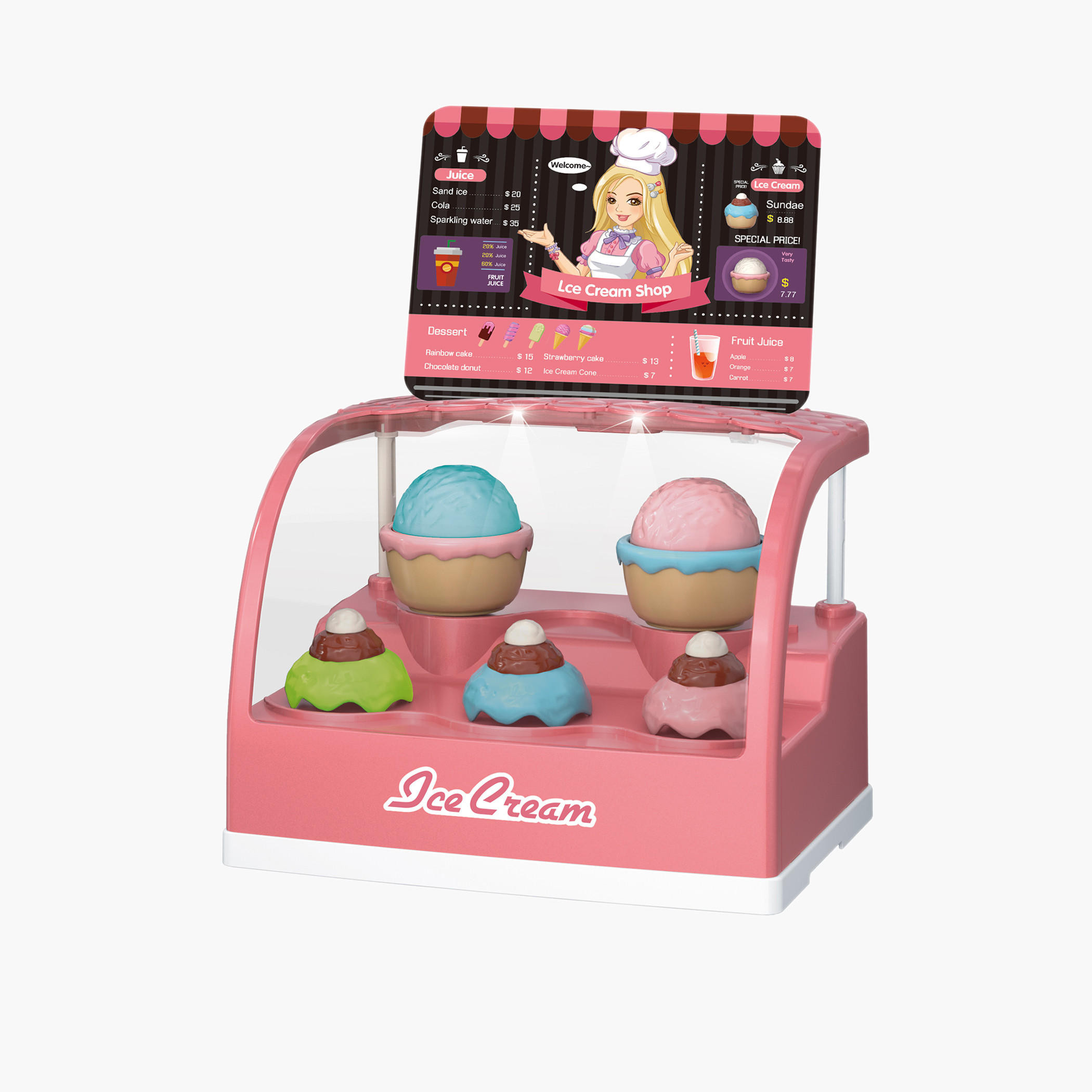 Juniors Ice Cream Shop Playset-toys-roleplay-playfoods-image-3
