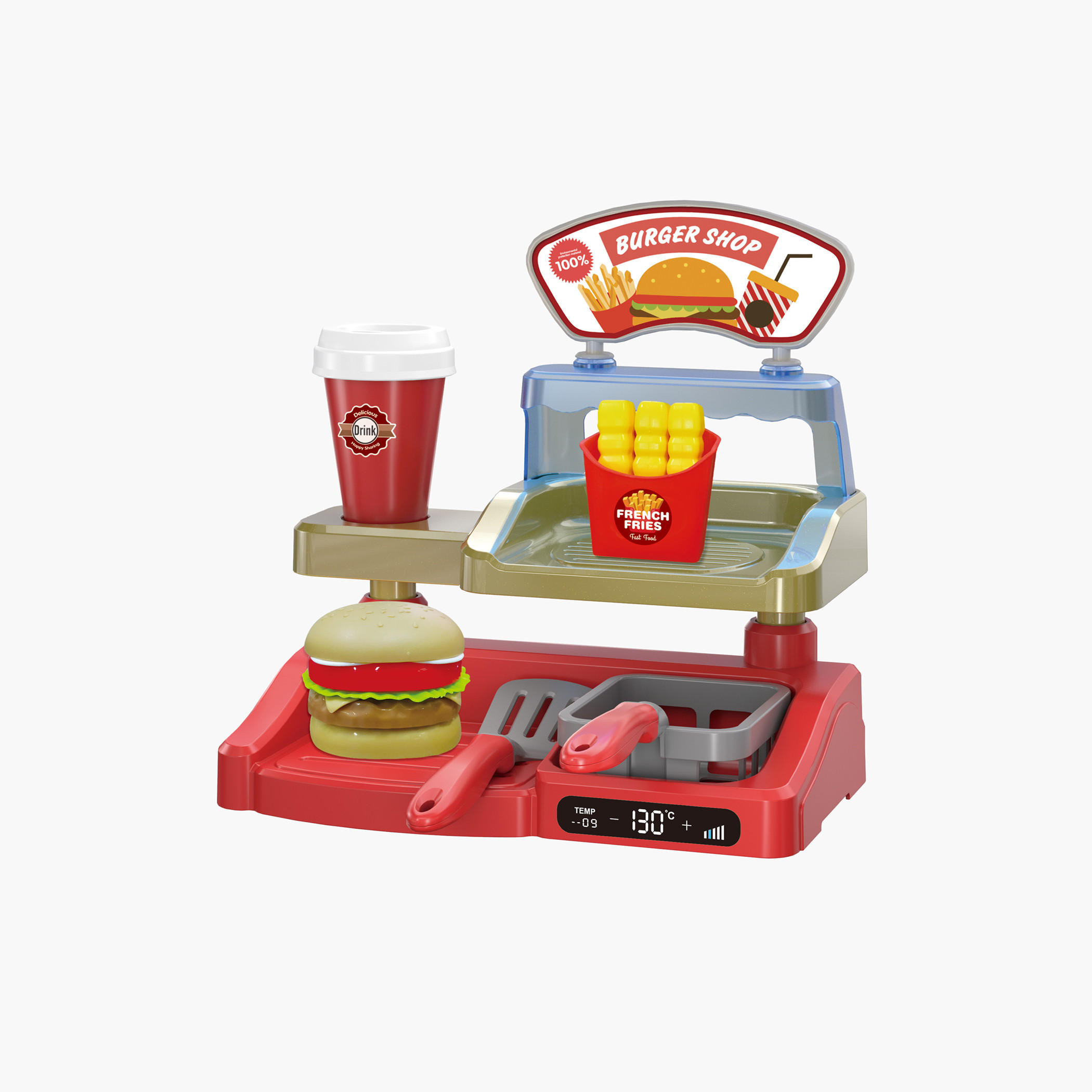 Juniors Burger Shop Playset-toys-roleplay-playfoods-image-4
