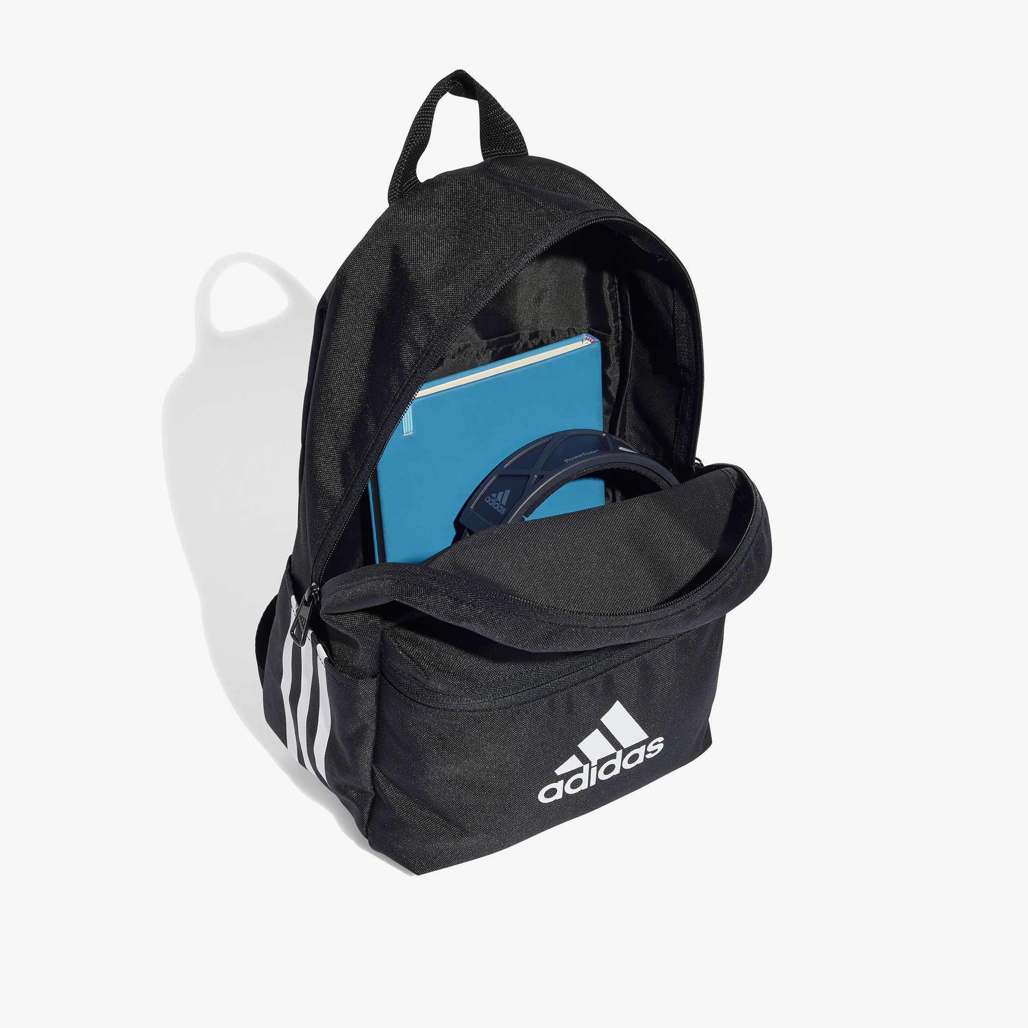Adidas Logo Print Backpack with Zip Closure and Adjustable Straps-school-bagsandbackpacks-backpacks-image-3