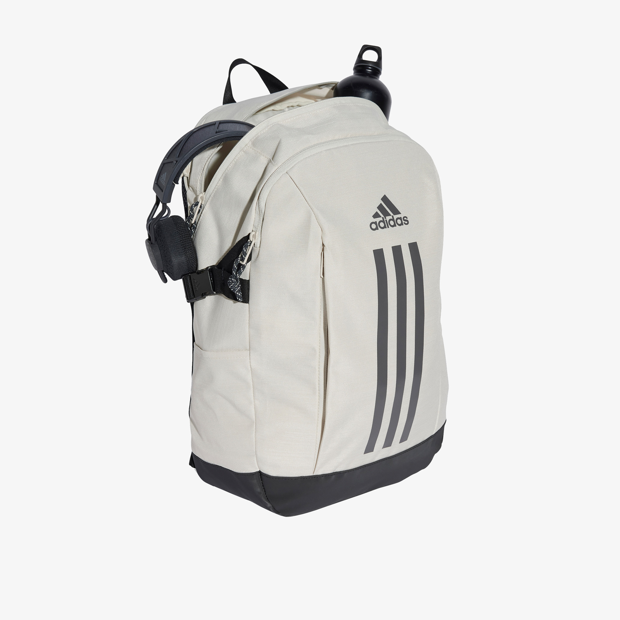 Adidas Logo Print Backpack with Adjustable Straps and Zip Closure-school-bagsandbackpacks-backpacks-image-3