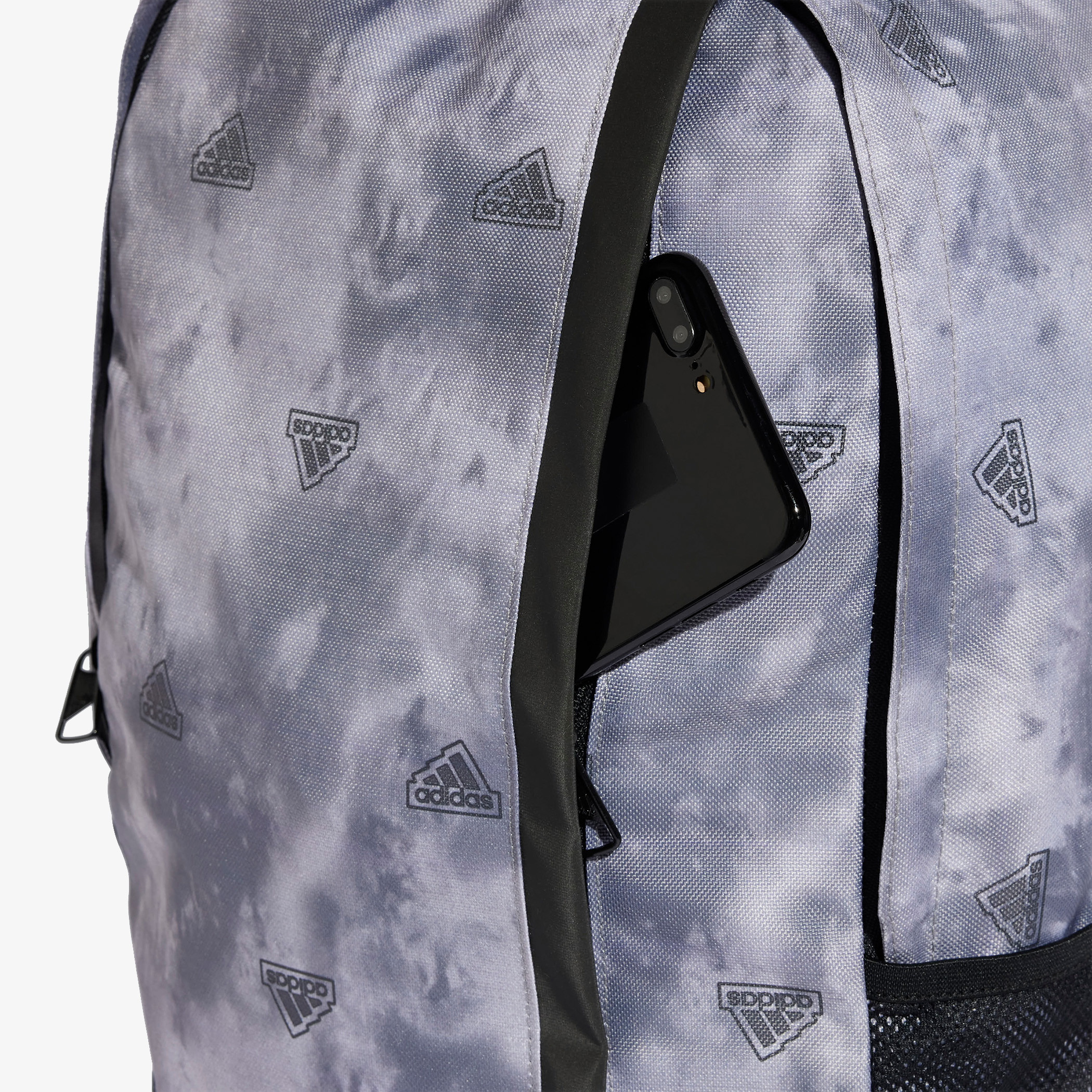 Buy Adidas Logo Print Backpack with Adjustable Straps and Zip Closure Online for Kids Centrepoint Bahrain