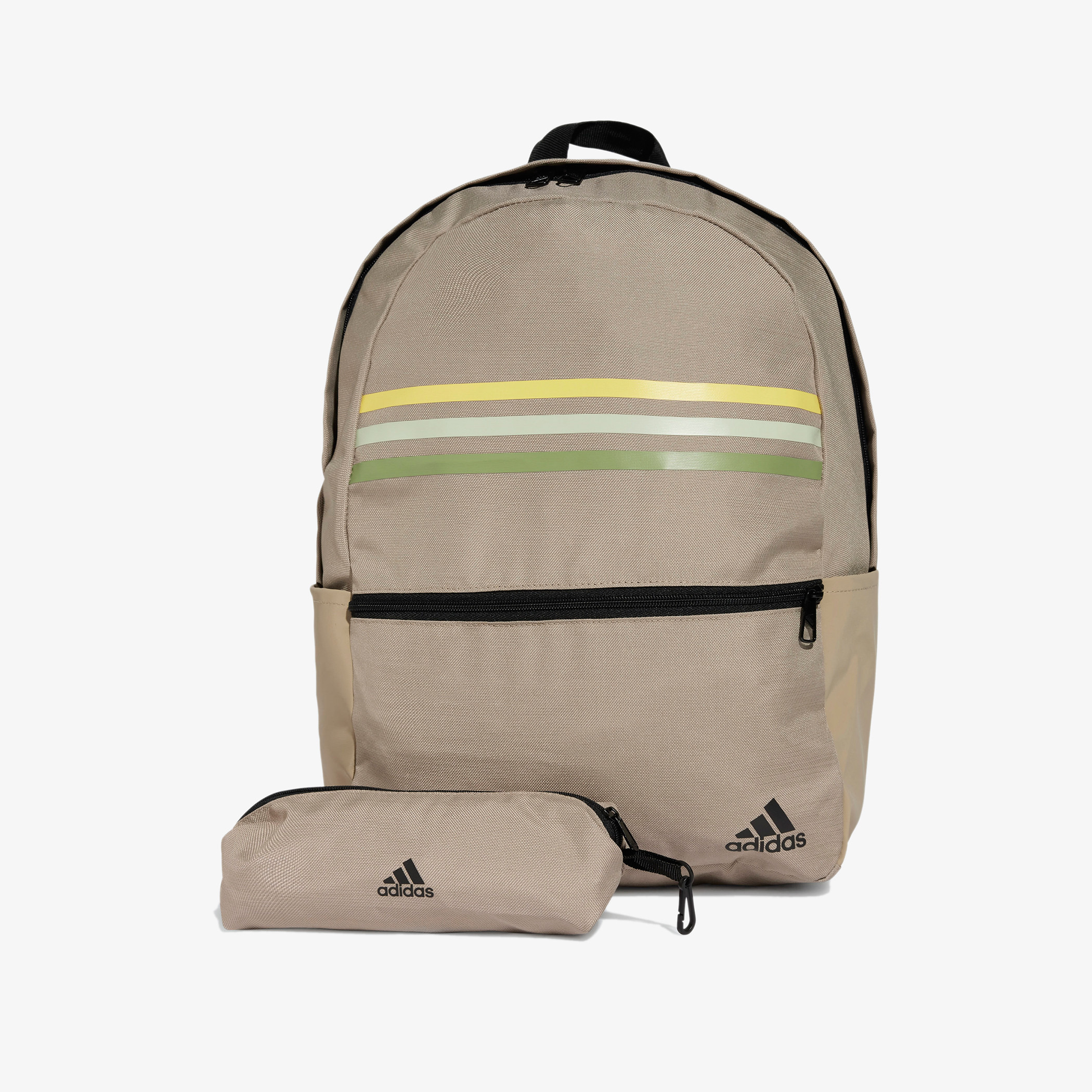 Adidas Logo Print Backpack with Pencil Pouch