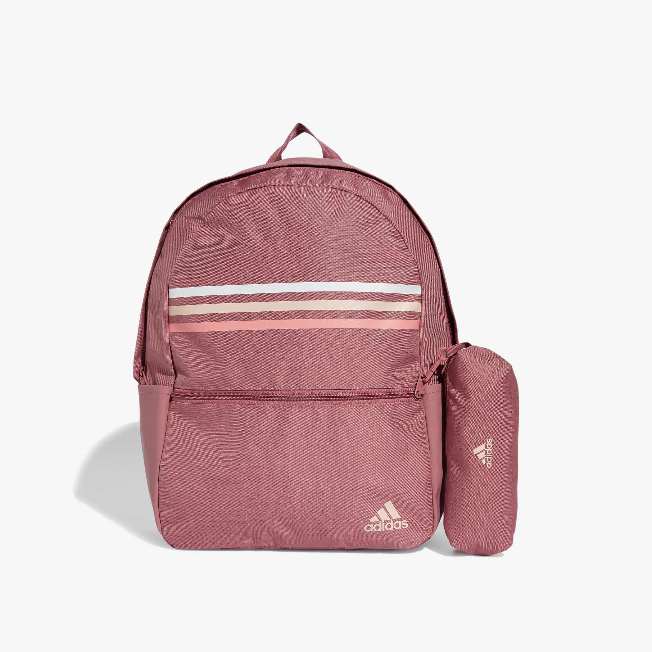 Adidas Logo Print Backpack with Pencil Pouch