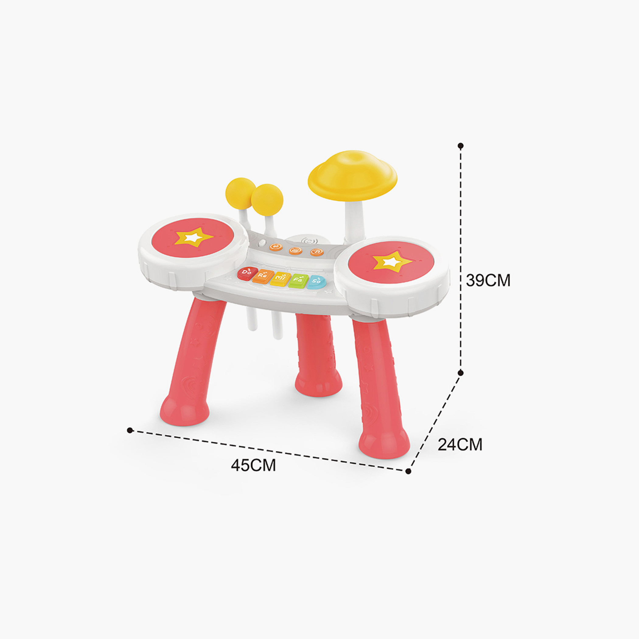 لعبة بيانو بأضواء وموسيقى من جونيورز-toys-babyandtoddlertoys-lightsandmusicaltoys-image-2