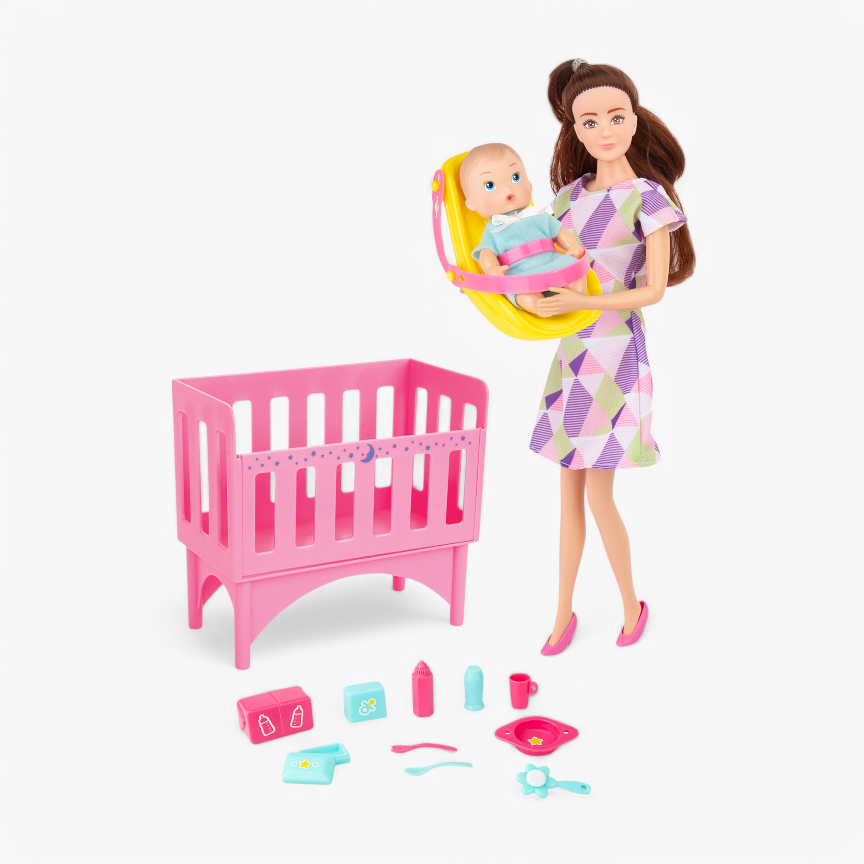 Juniors Fashion Doll Bed Playset - 29 cm-toys-dollsandplaysets-dollplaysets-image-1
