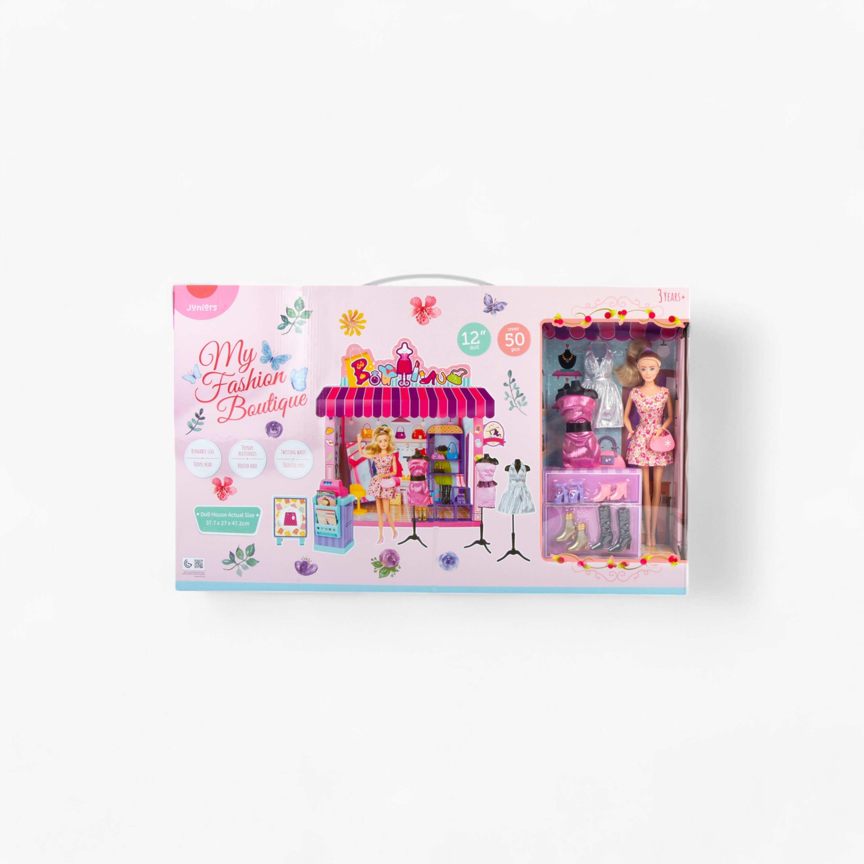 مجموعة لعب دمية أزياء ماي فاشون بوتيك من جونيورز - 29 سم-toys-dollsandplaysets-dollplaysets-image-2
