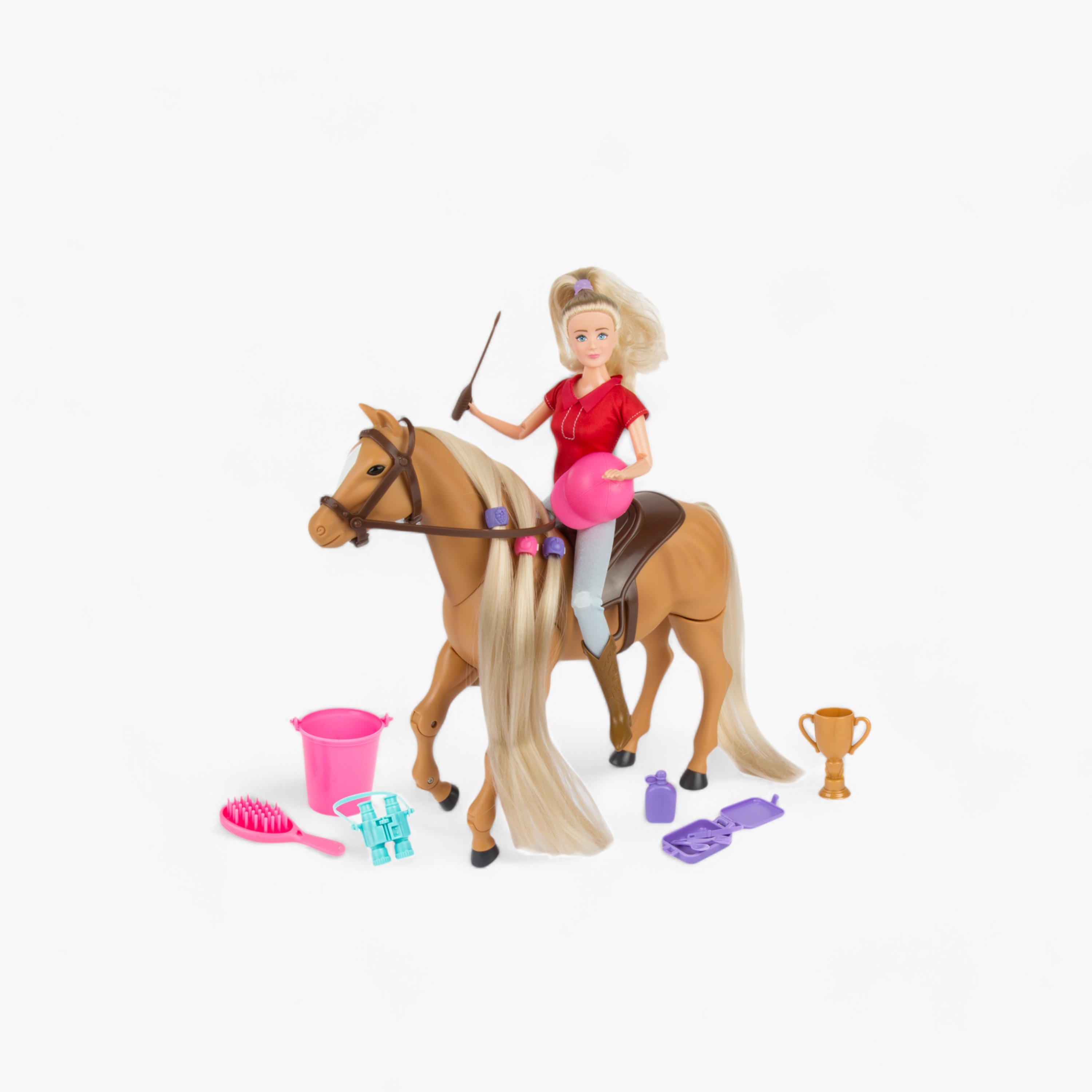 مجموعة ألعاب دمية أزياء لركوب الخيل من جونيورز-toys-dollsandplaysets-dollplaysets-image-1