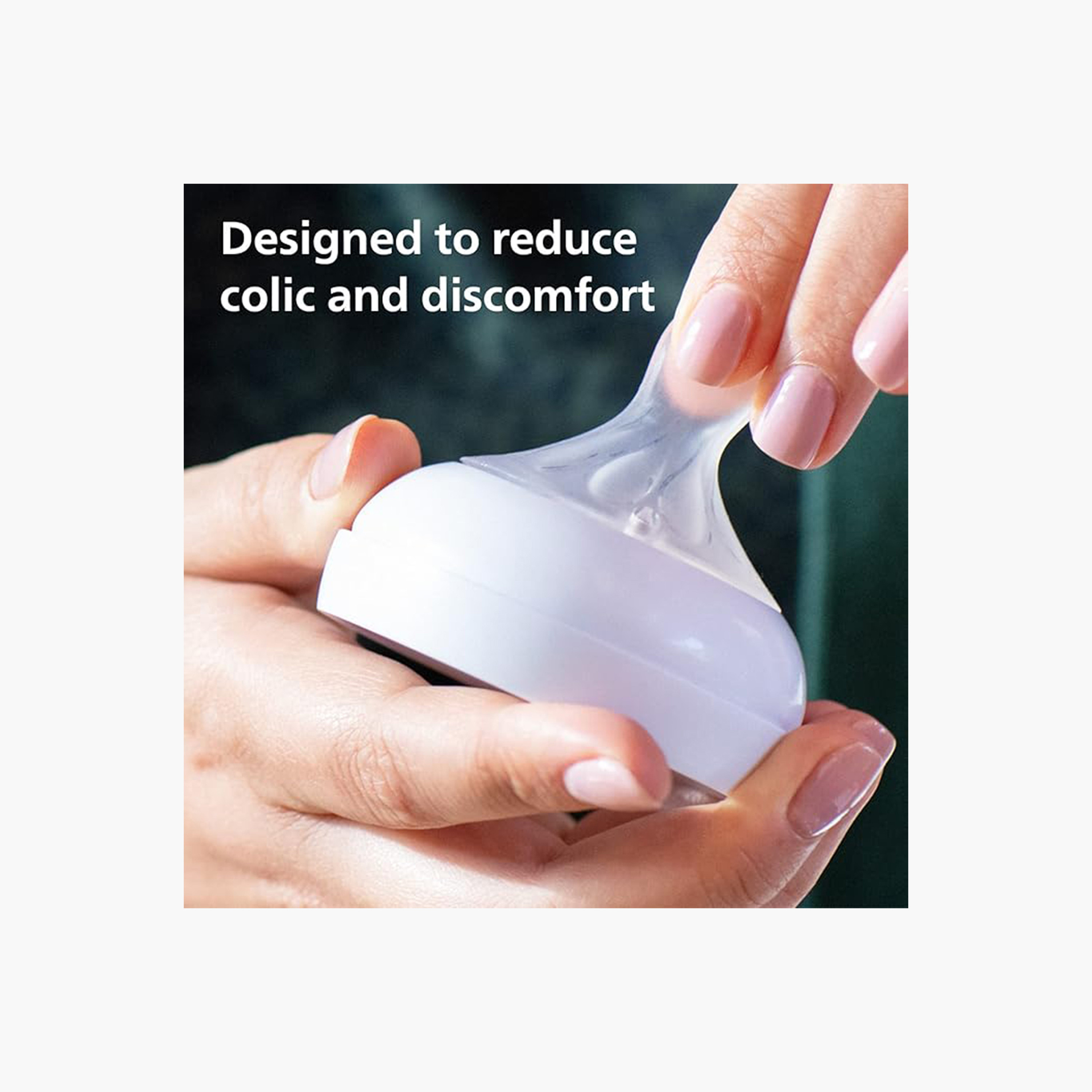 حلمات إرضاع أفنت ناتشورال من فيليبس - طقم من قطعتين-baby-feeding-feedingbottles-bottlesandteats-image-1