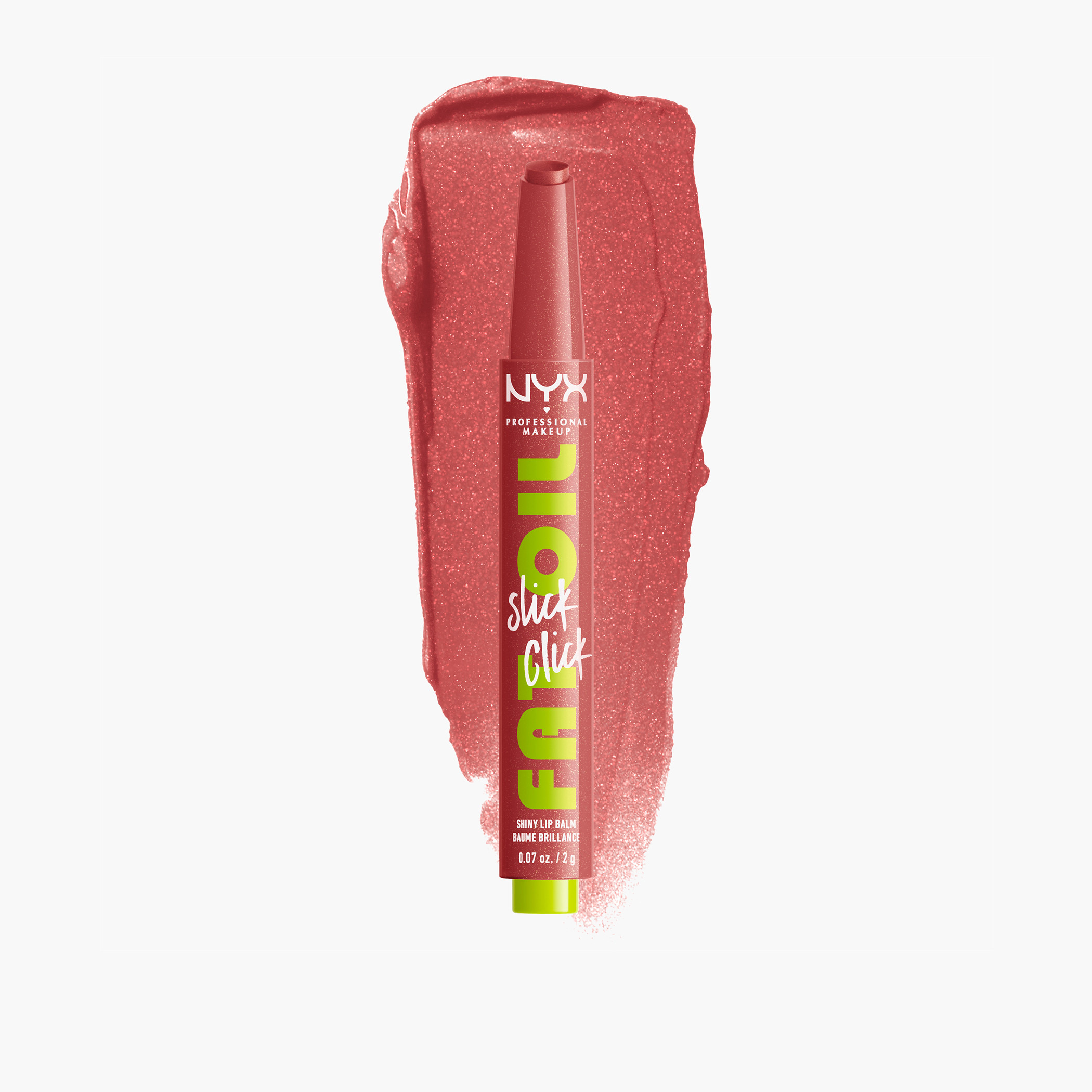 NYX Professional Make up Slick Click Fat Oil Shiny Lip Balm - 2 gms-beautyandpersonalcare-makeup-lips-lipglossesandbalms-image-1