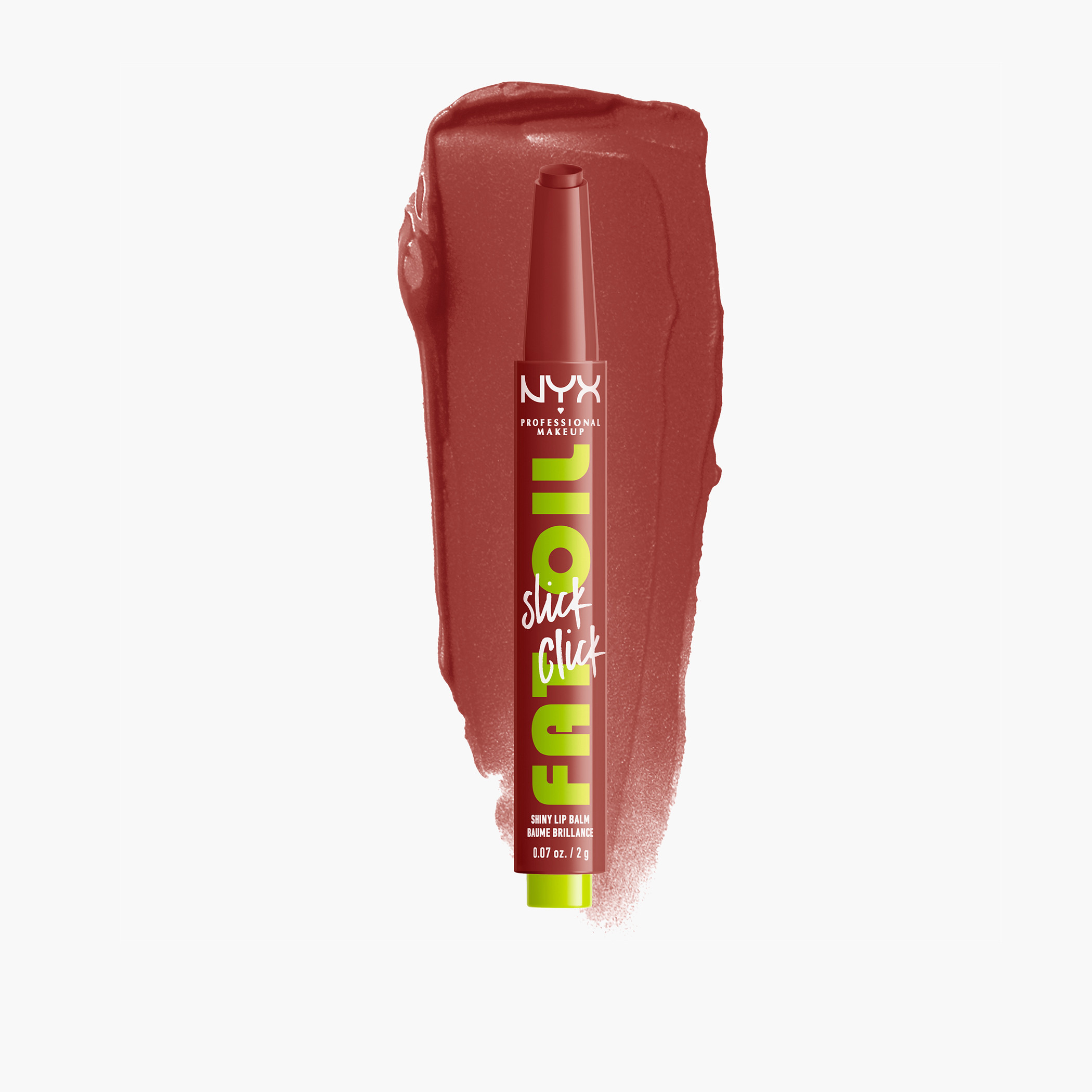 NYX Professional Make up Slick Click Fat Oil Shiny Lip Balm - 2 gms-beautyandpersonalcare-makeup-lips-lipglossesandbalms-image-1