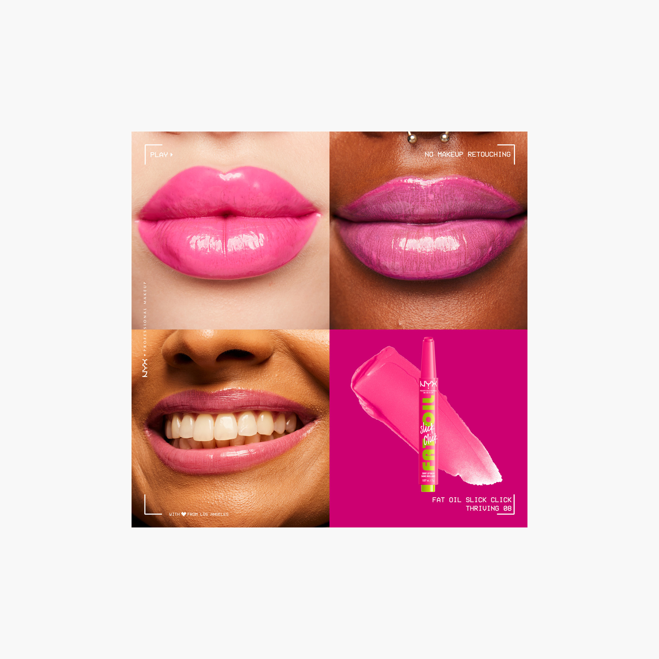 NYX Professional Make up Slick Click Fat Oil Shiny Lip Balm - 2 gms-beautyandpersonalcare-makeup-lips-lipglossesandbalms-image-3