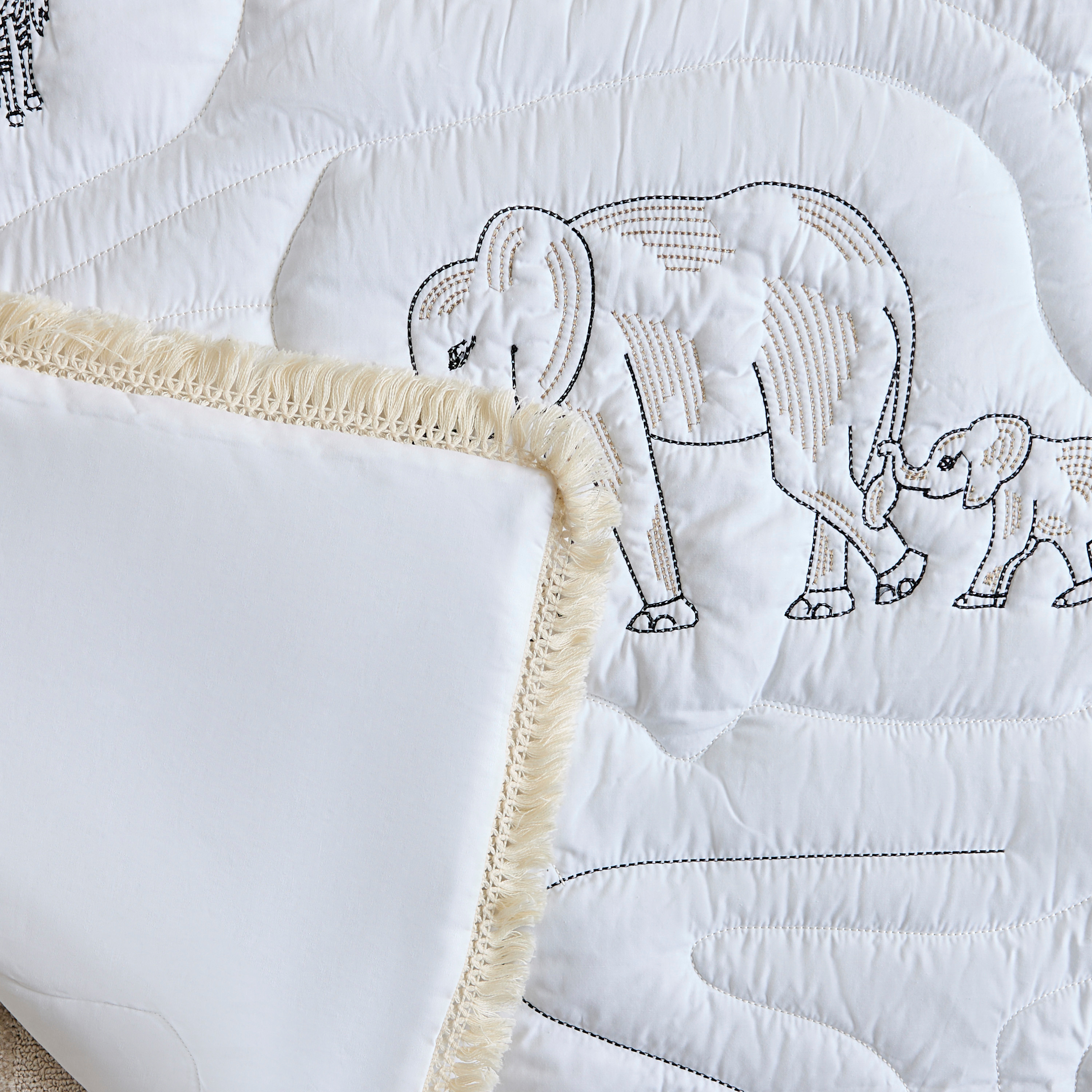 Giggles Safari Embroidered Comforter and Pillow Set-baby-nursery-babybedding-image-7