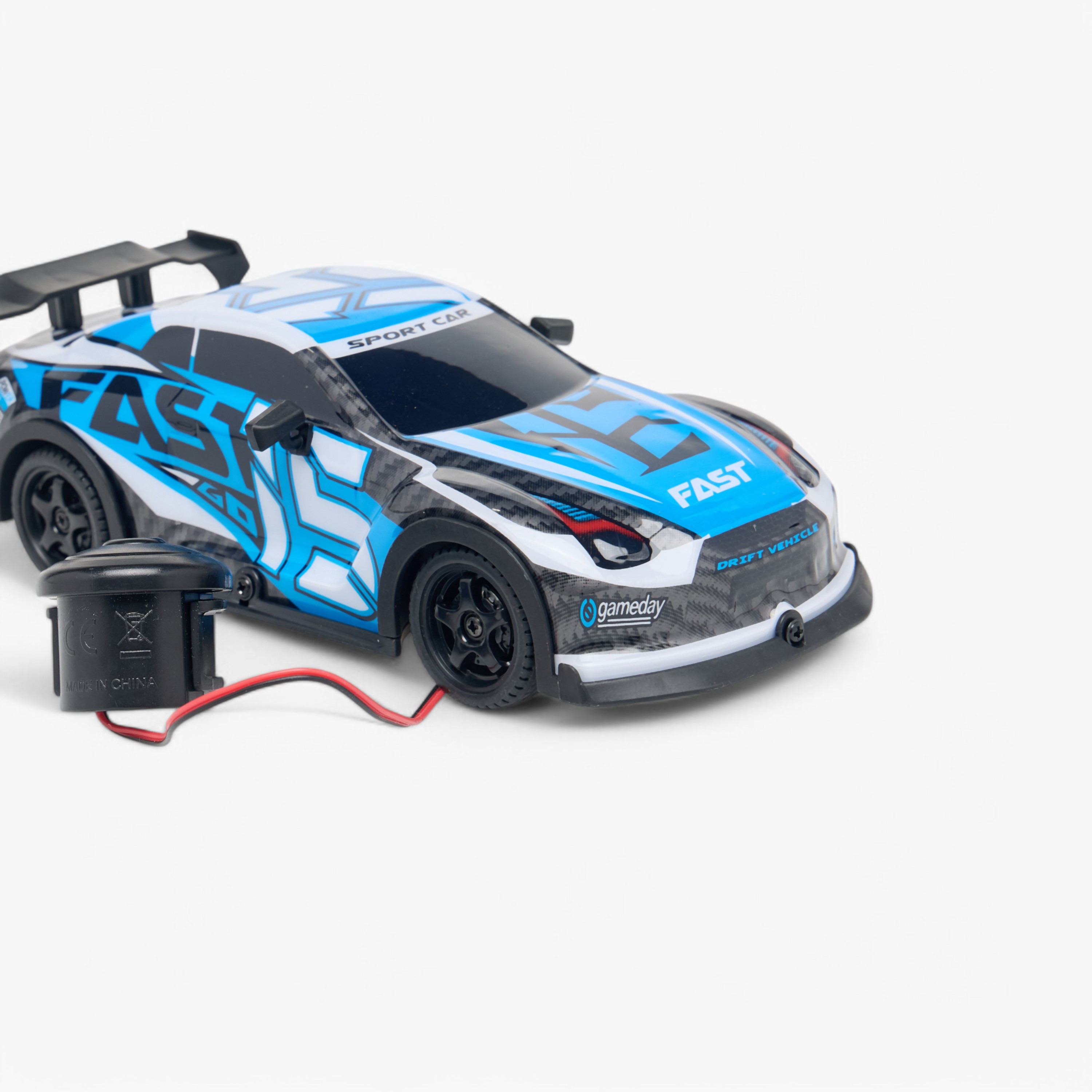 سيارة دريفت بجهاز تحكم عن بعد وأضواء من جونيورز-toys-remotecontrolledvehicles-rccars-image-3