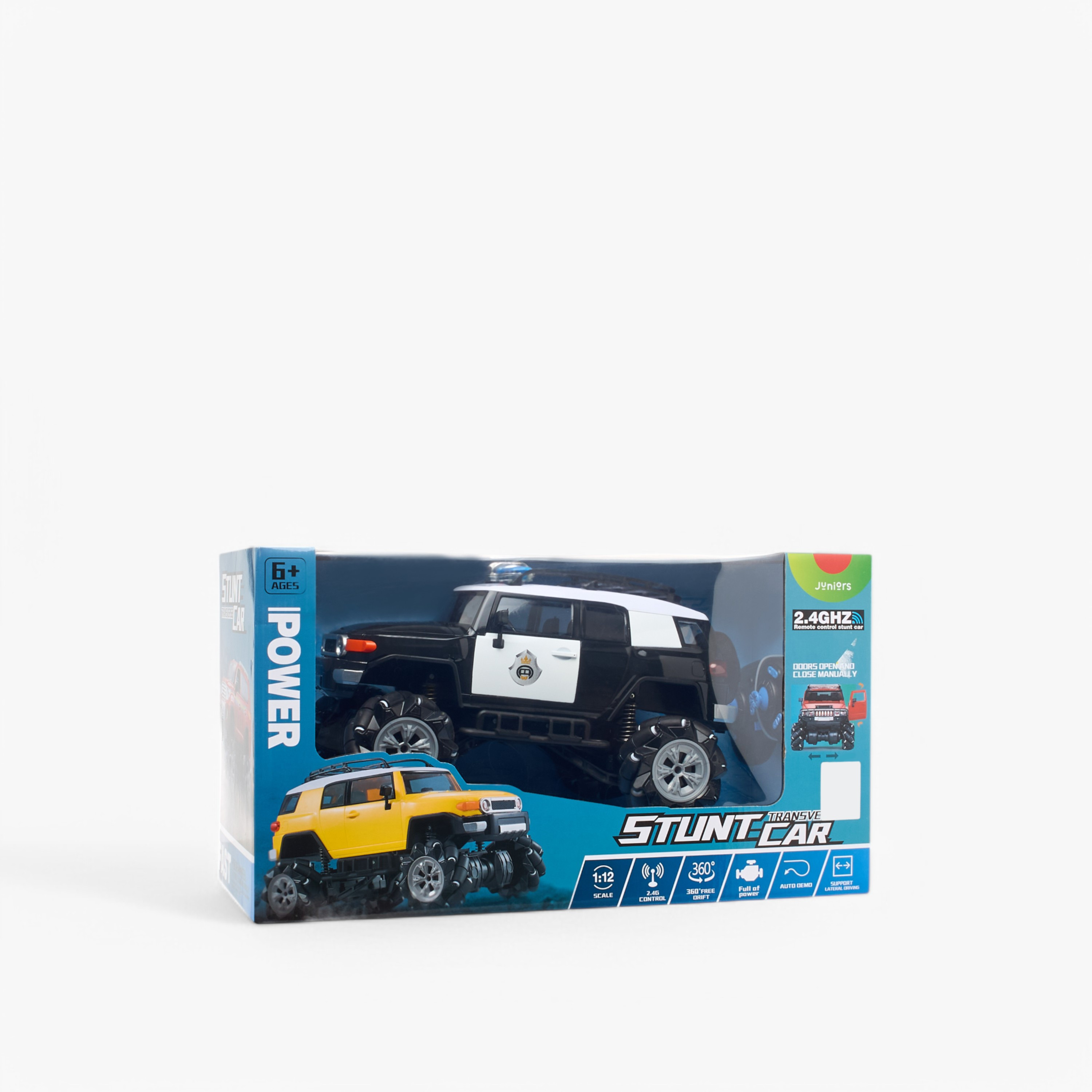 Juniors 1:12 Bigfoot Toyota FJ Police Remote Control Toy Car-toys-playvehicles-diecastcars-image-10