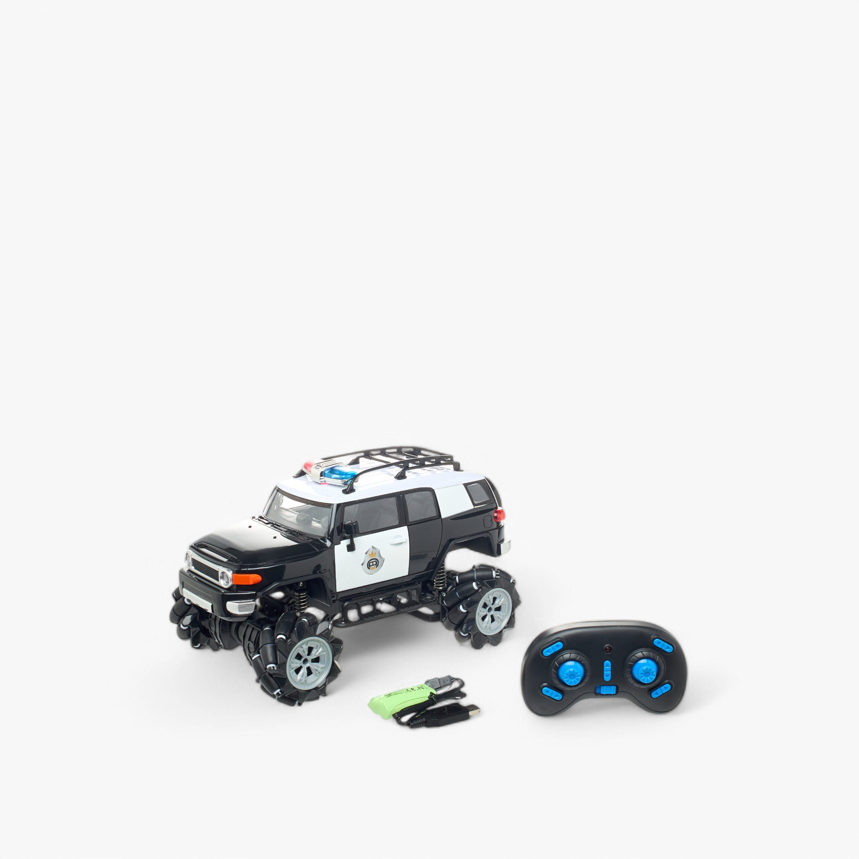 Juniors 1:12 Bigfoot Toyota FJ Police Remote Control Toy Car-toys-playvehicles-diecastcars-image-4