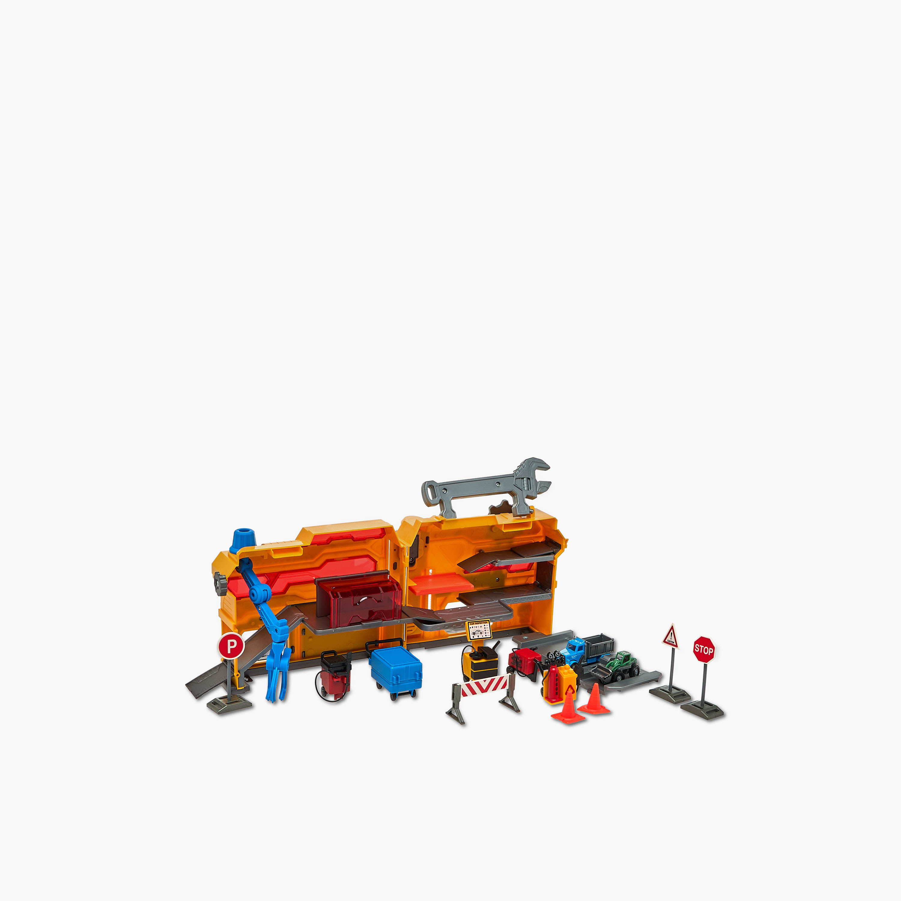 مجموعة ألعاب مسار المرآب اصنعها بنفسك من سيتي أكشن-toys-playvehicles-vehicleplaysets-image-3