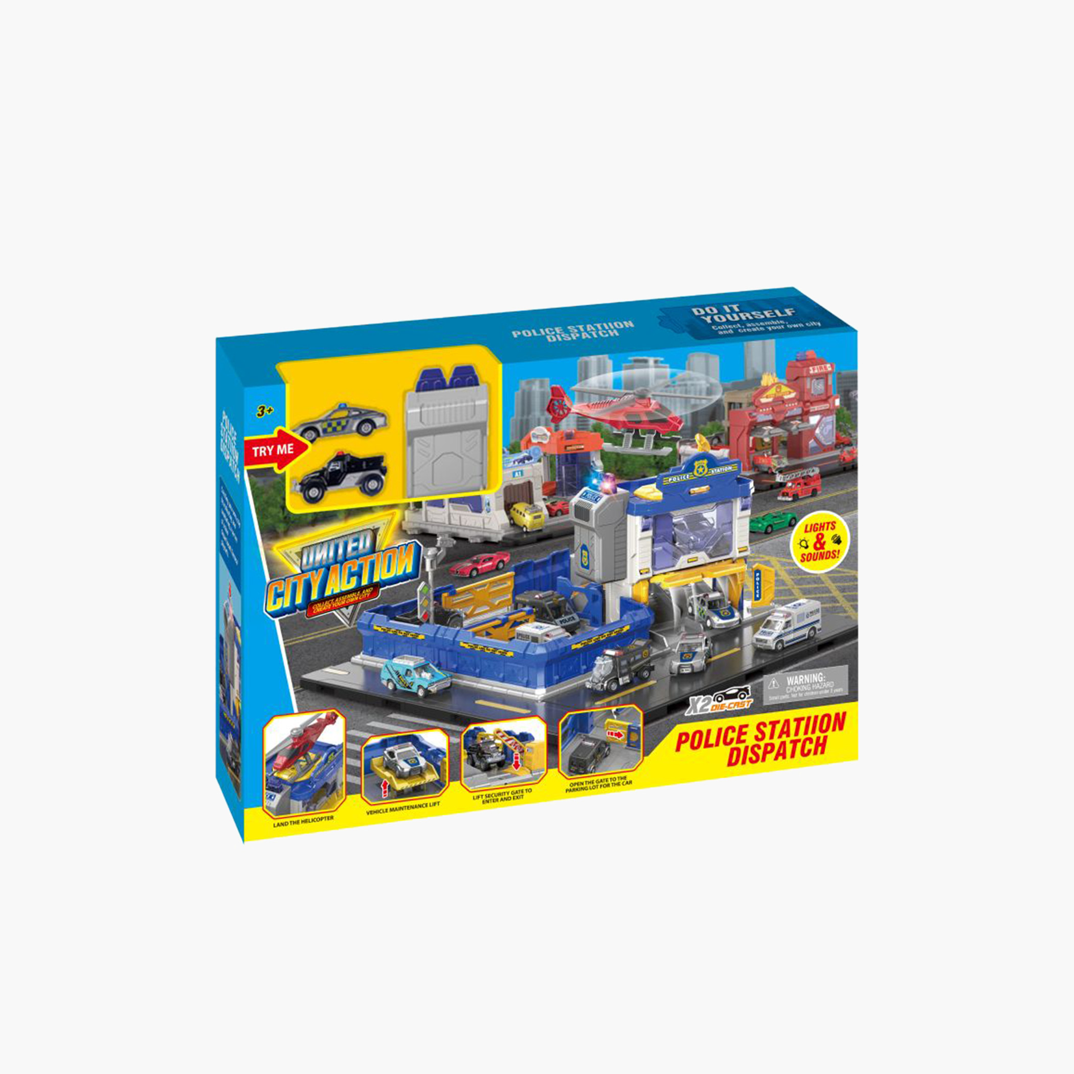 City Action Police Station Playset-toys-playvehicles-vehicleplaysets-image-1