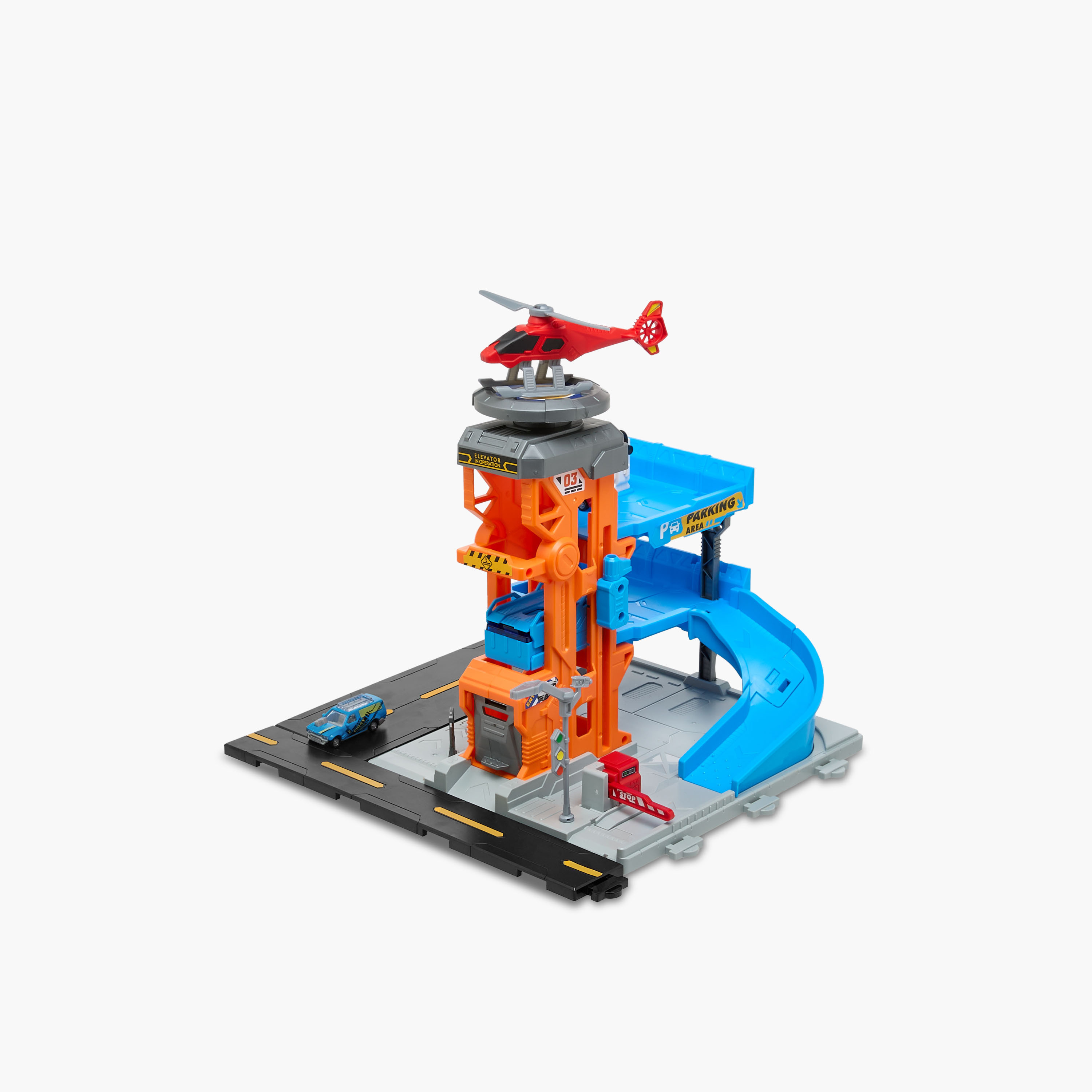 مجموعة لعب موقف سيارات متعدد المستويات من سيتي أكشن-toys-playvehicles-vehicleplaysets-image-8