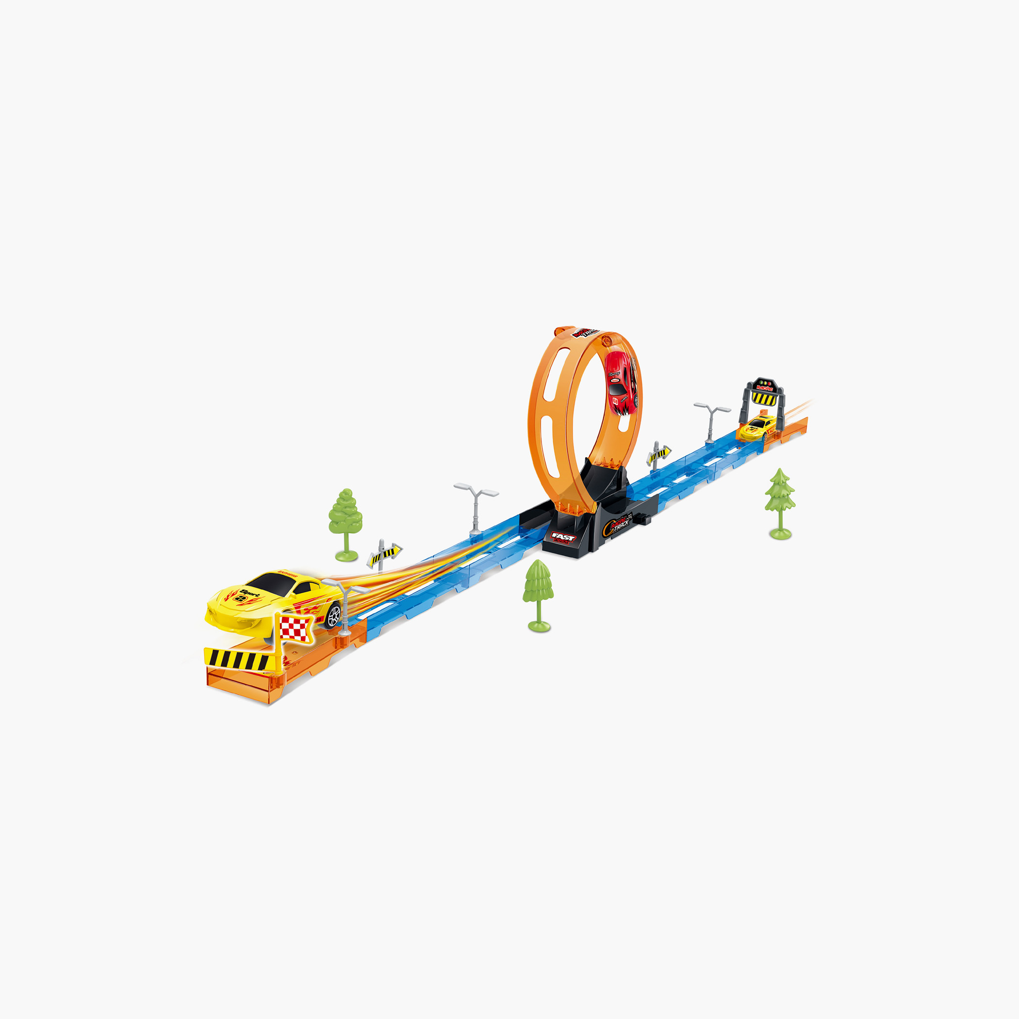 Juniors 15-Piece Track Racing Playset-toys-playvehicles-racetracks-image-1