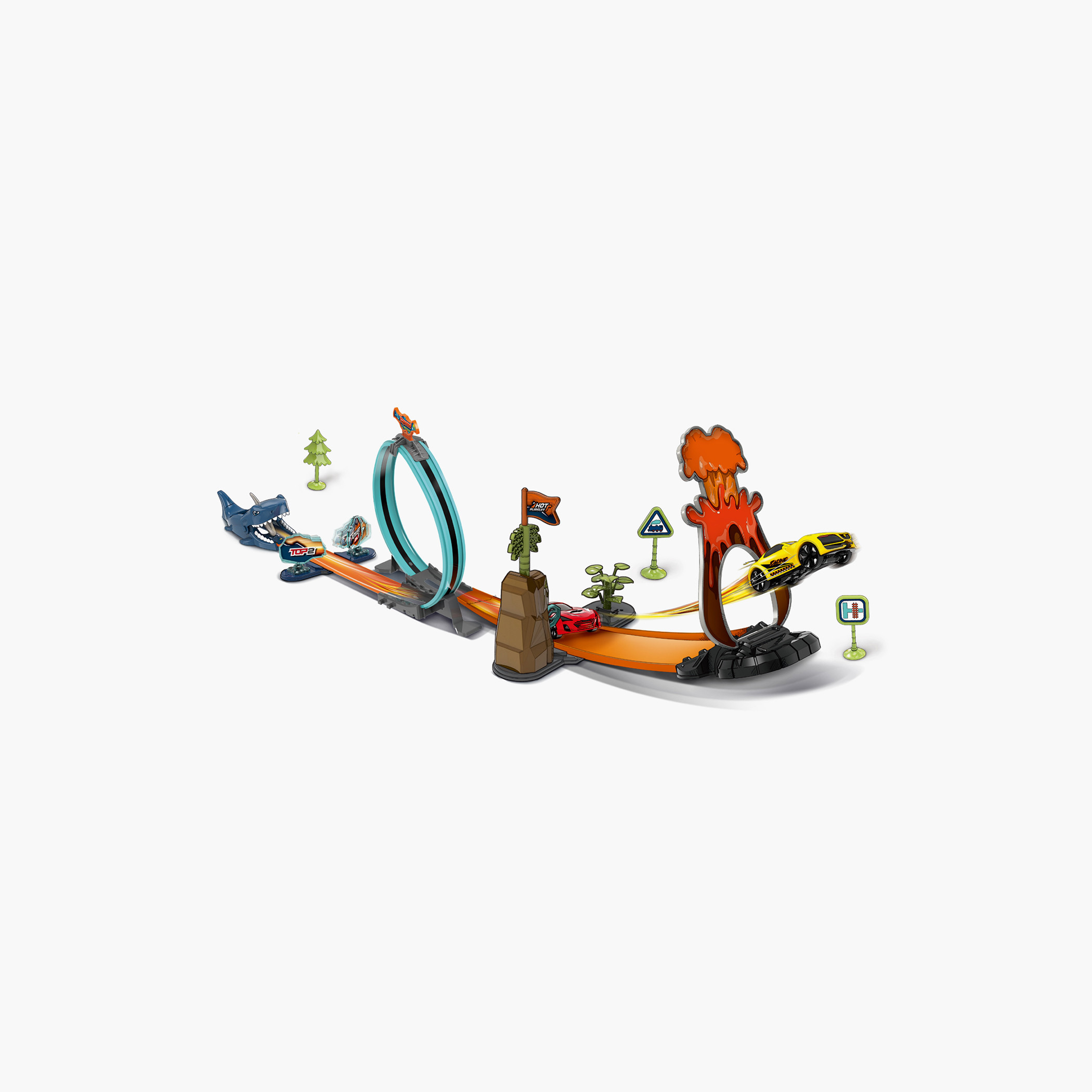 Juniors 29-Piece Shark Racing Playset-toys-playvehicles-vehicleplaysets-image-1