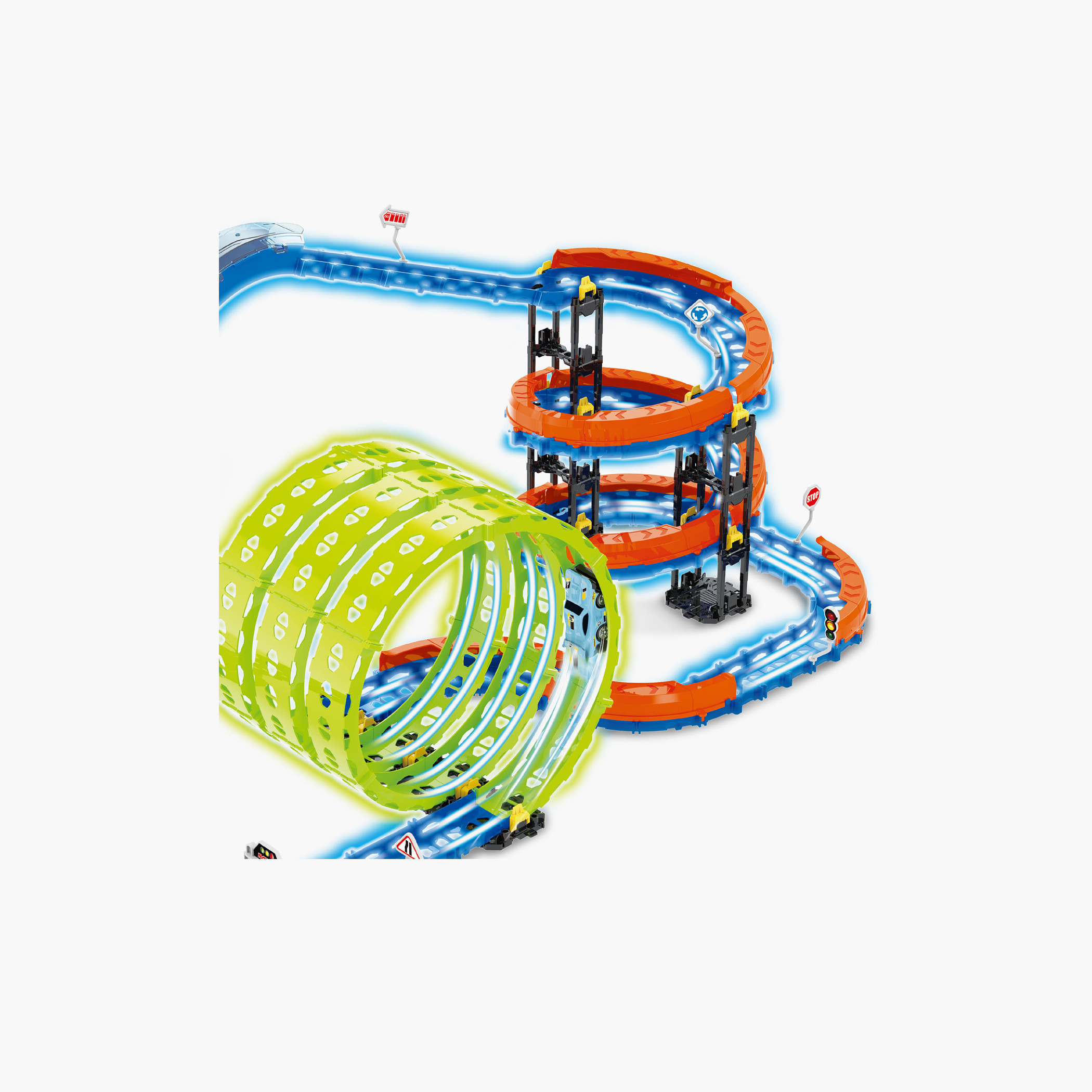 Juniors 91-Piece Glow Flip Track Playset-toys-playvehicles-vehicleplaysets-image-4