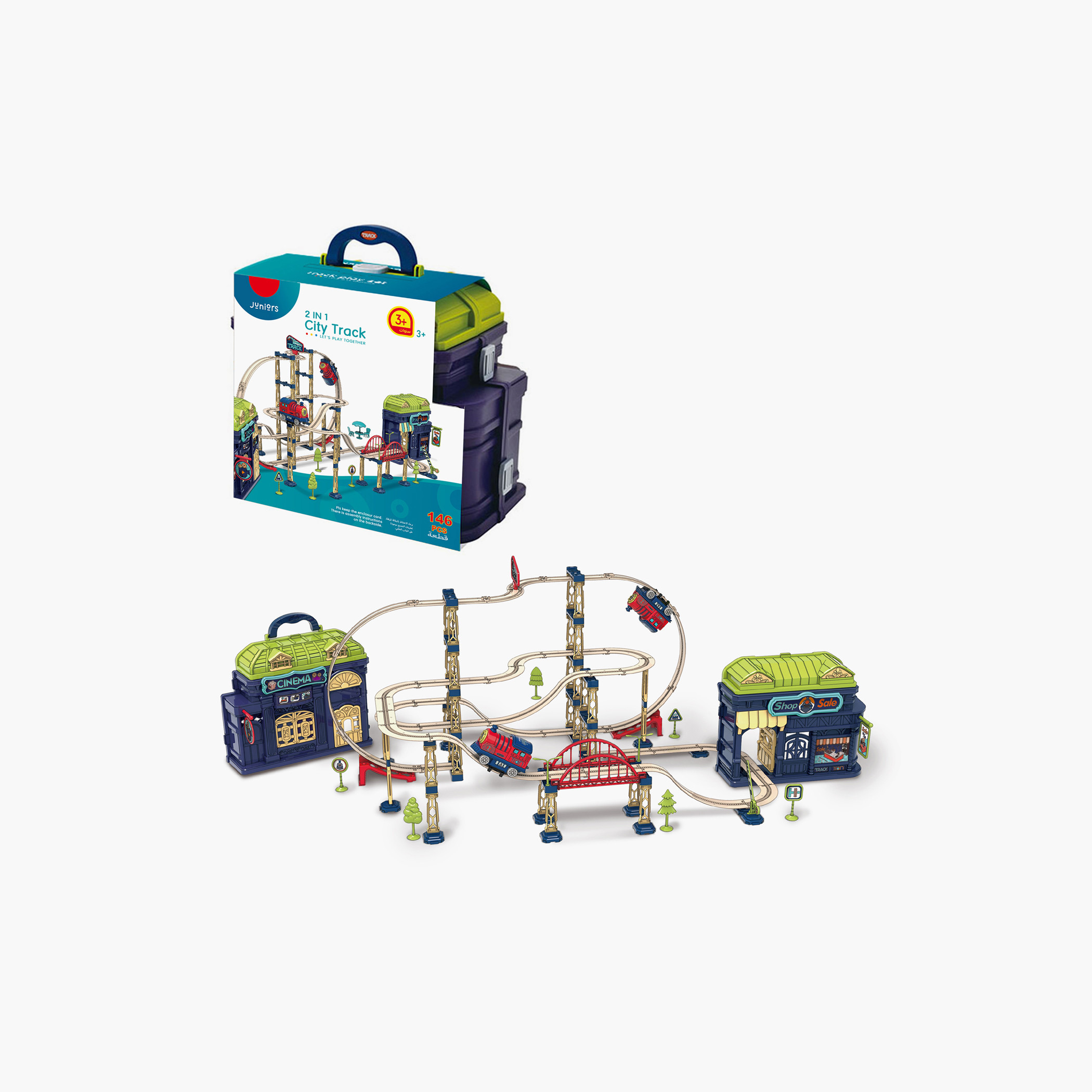 Juniors 2-in-1 City Track Playset-toys-playvehicles-vehicleplaysets-image-5