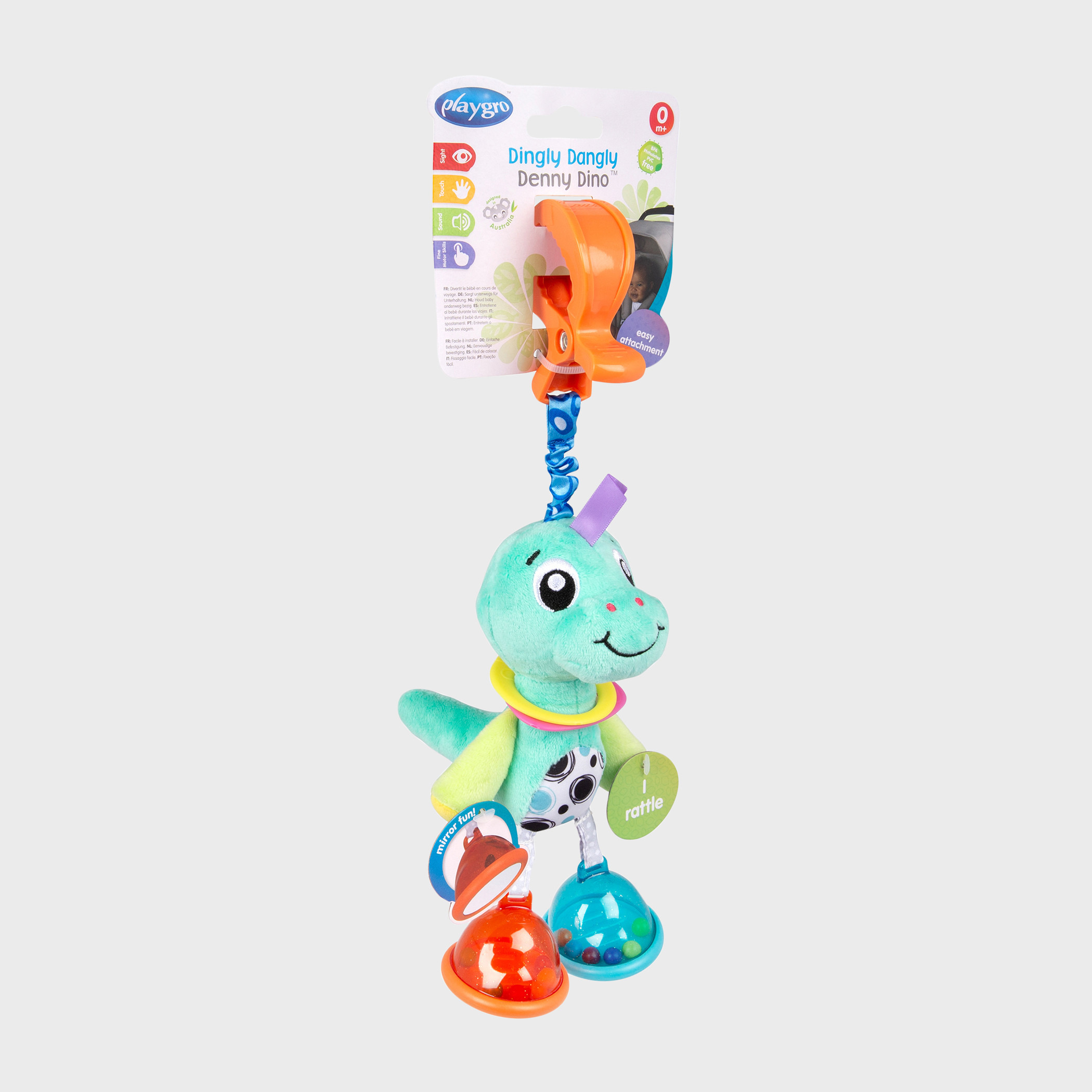 Playgro Dingly Dangly Denny Dino Stroller Toy-baby-gear-strollersandprams-accessories-image-8