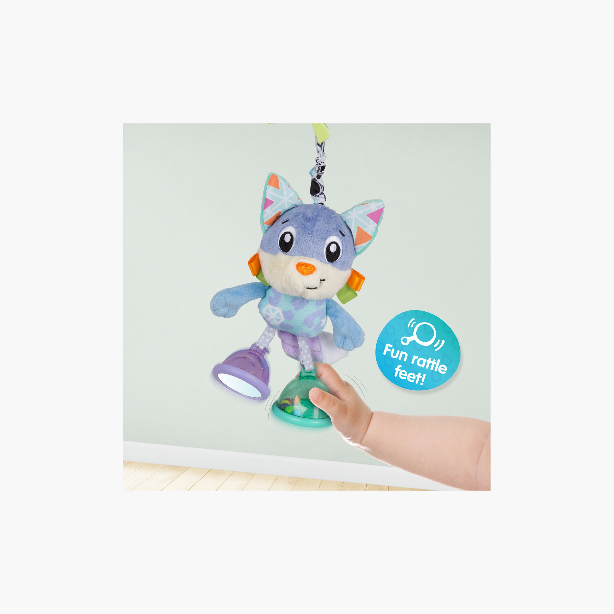 Playgro Dingly Dangly Frosti Arctic Fox Toy-baby-gear-strollersandprams-accessories-image-8