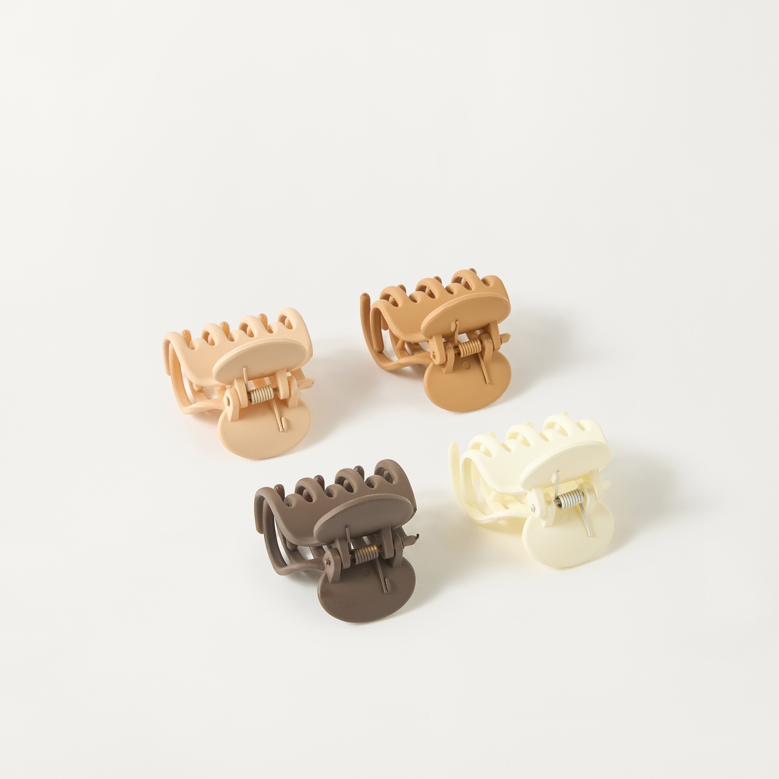 مشابك شعر سادة - طقم 4 قطع-women-hairaccessories-clamps-image-2