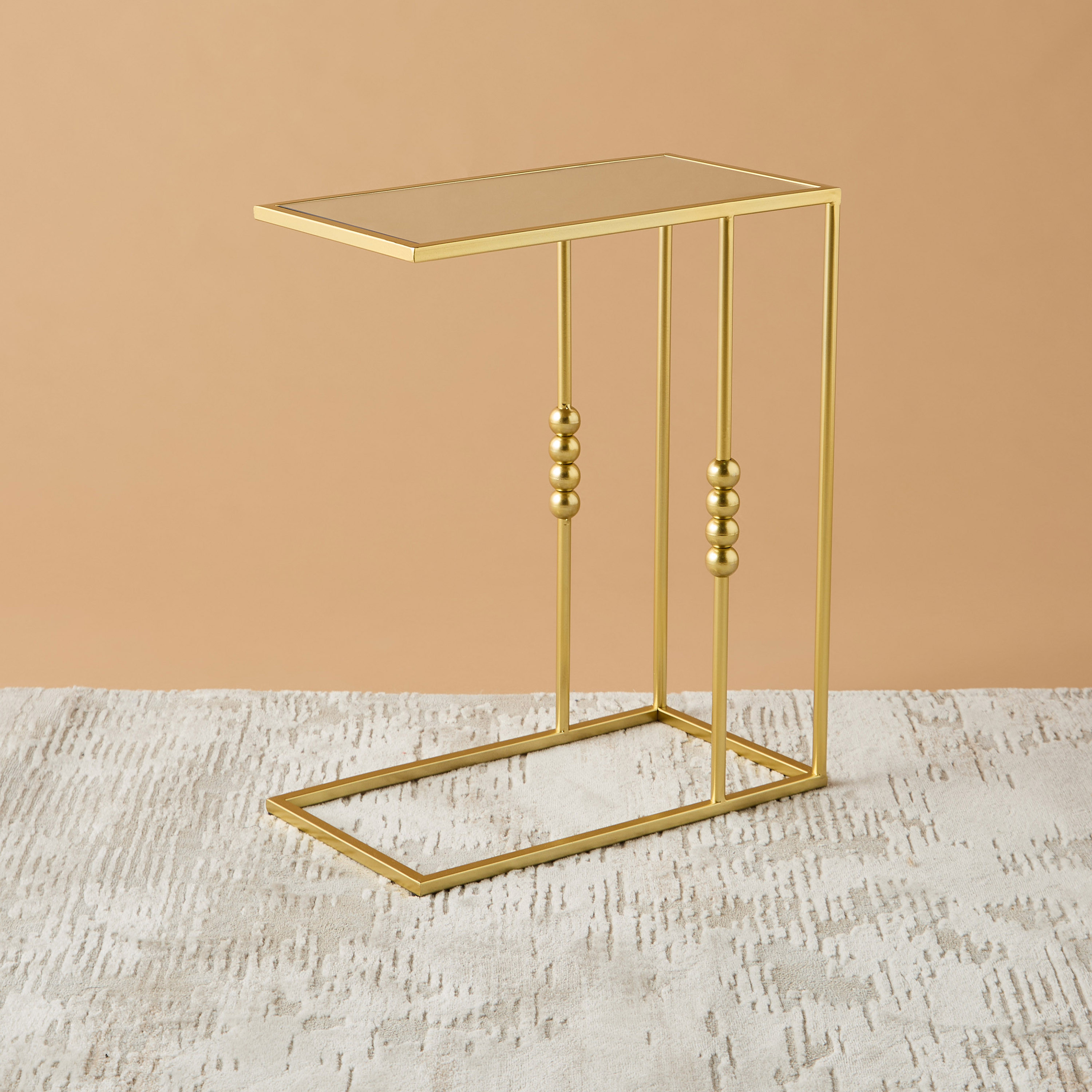 Mirror Top End Table - 45x56 cms-furniture-livingroom-sideandendtables-image-1