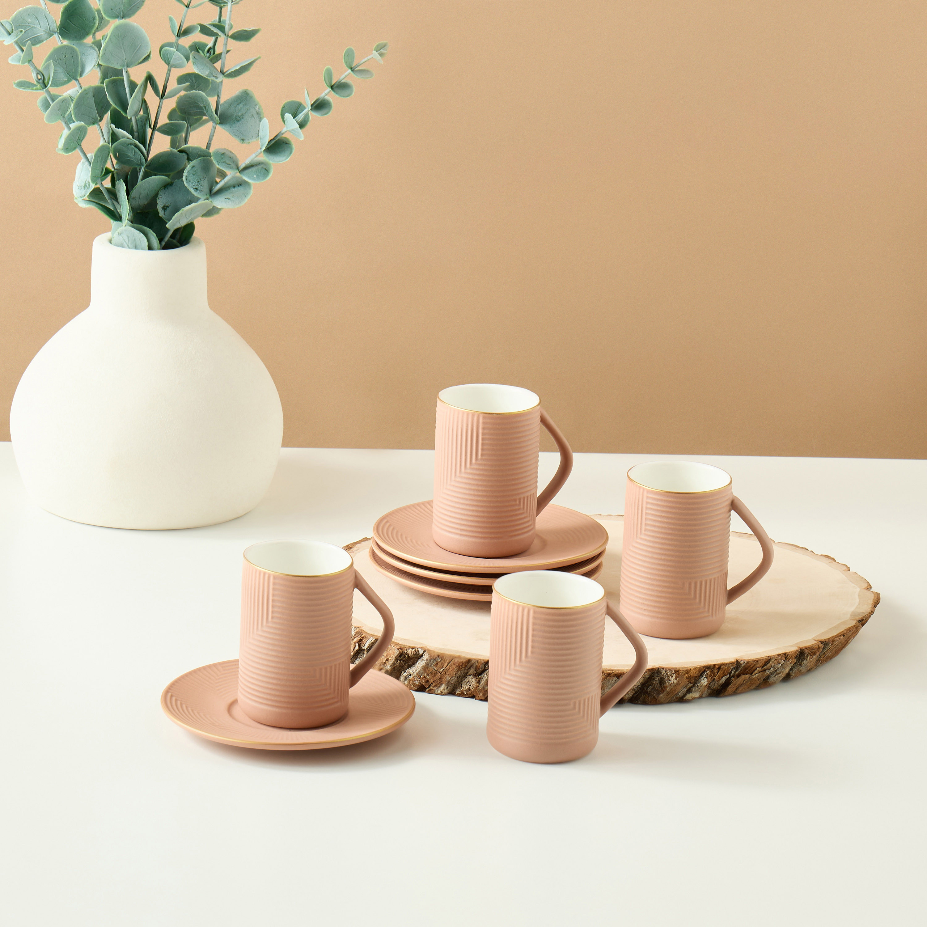 Jawhara 8-Piece Ceramic Cup and Saucer Set-household-dining-teaandcoffee-teaandcoffeesets-image-4
