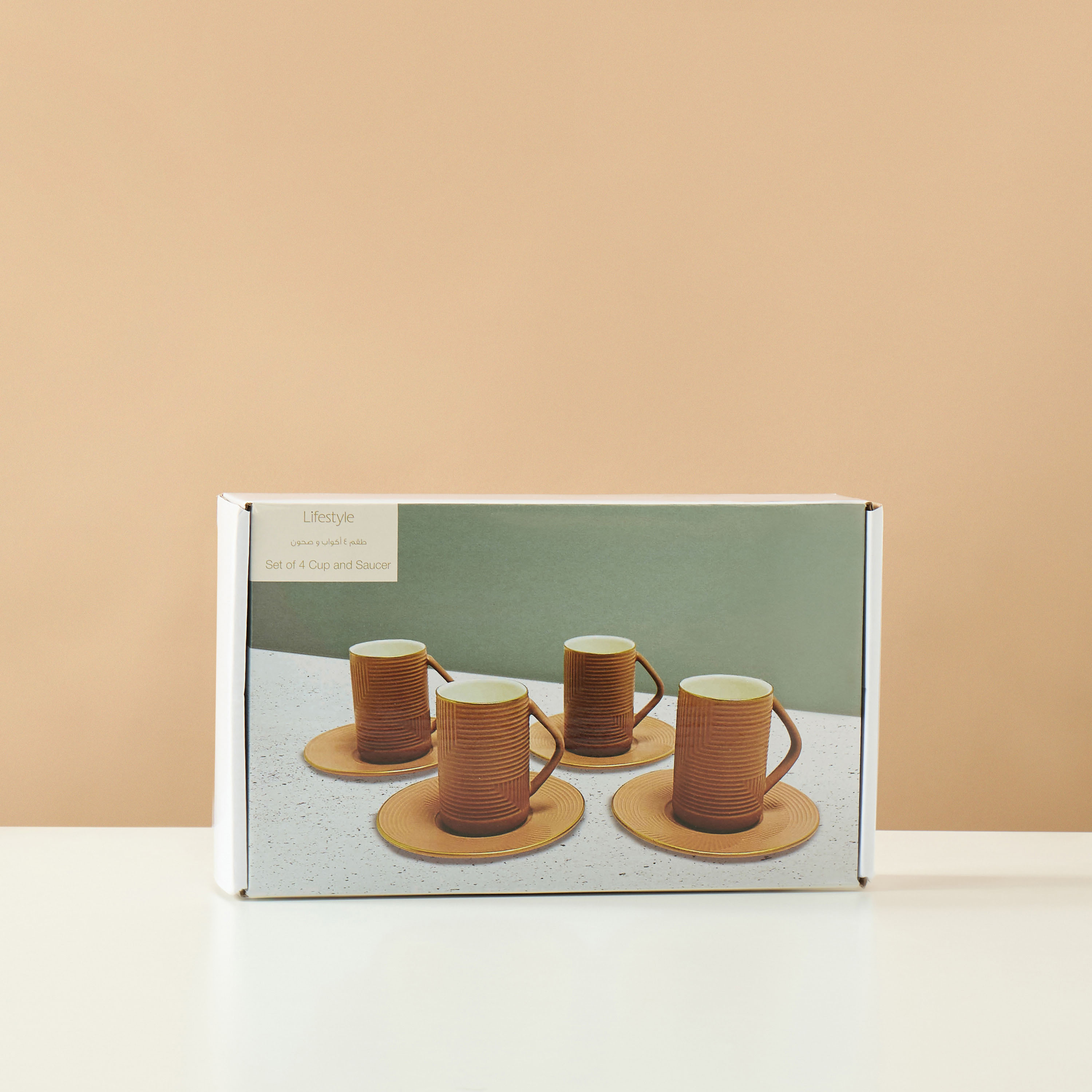 Jawhara 8-Piece Ceramic Cup and Saucer Set-household-dining-teaandcoffee-teaandcoffeesets-image-5