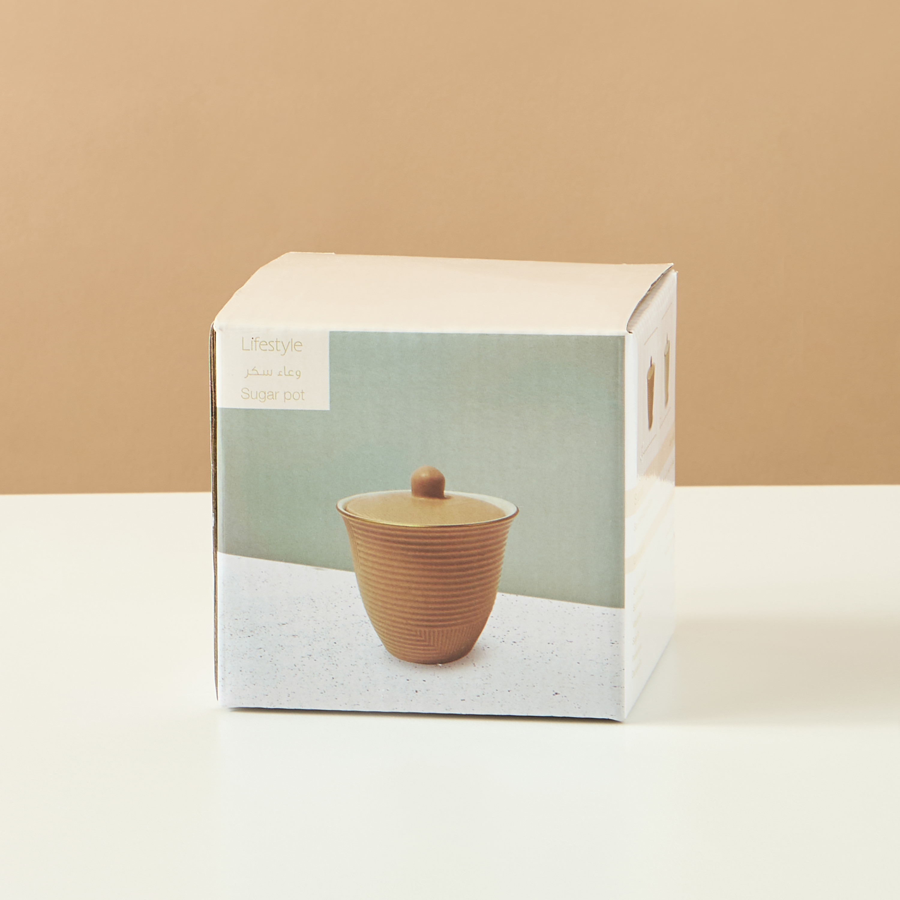 Textured Ceramic Sugar Pot-household-dining-teaandcoffee-teaandcoffeeaccessories-image-5