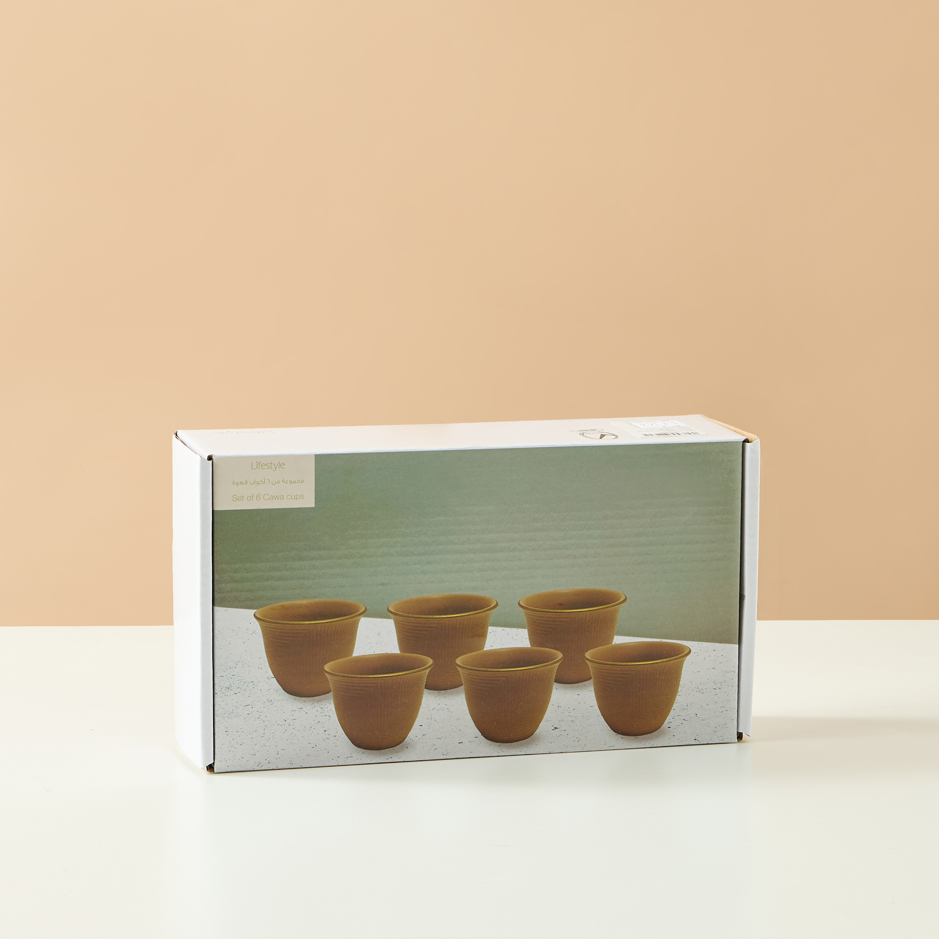Jawhara Ceramic Qahwa Cup - Set of 6-household-dining-teaandcoffee-teaandcoffeesets-image-5